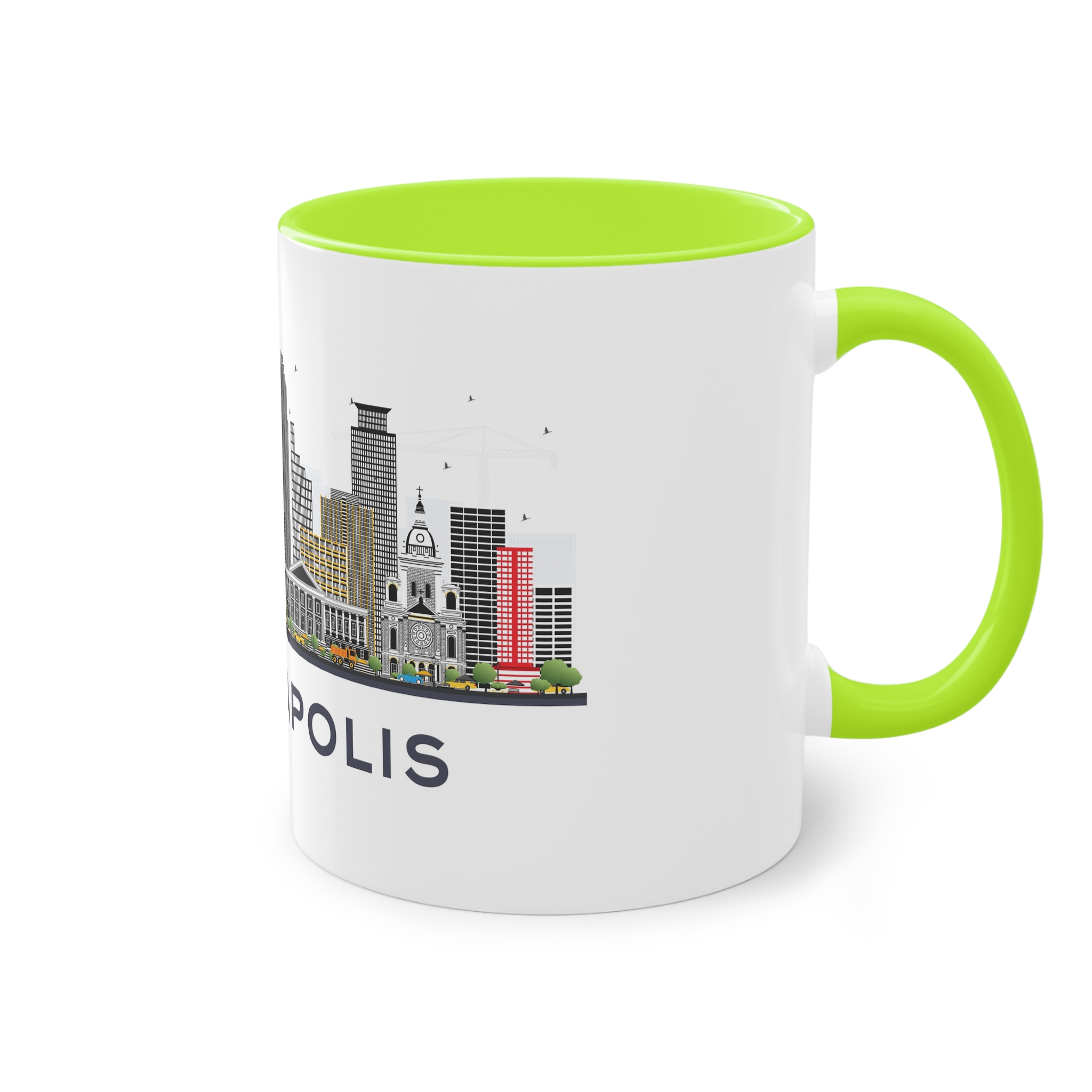 Minneapolis Isolated Two Tone Coffee Mug 11oz - Image 28