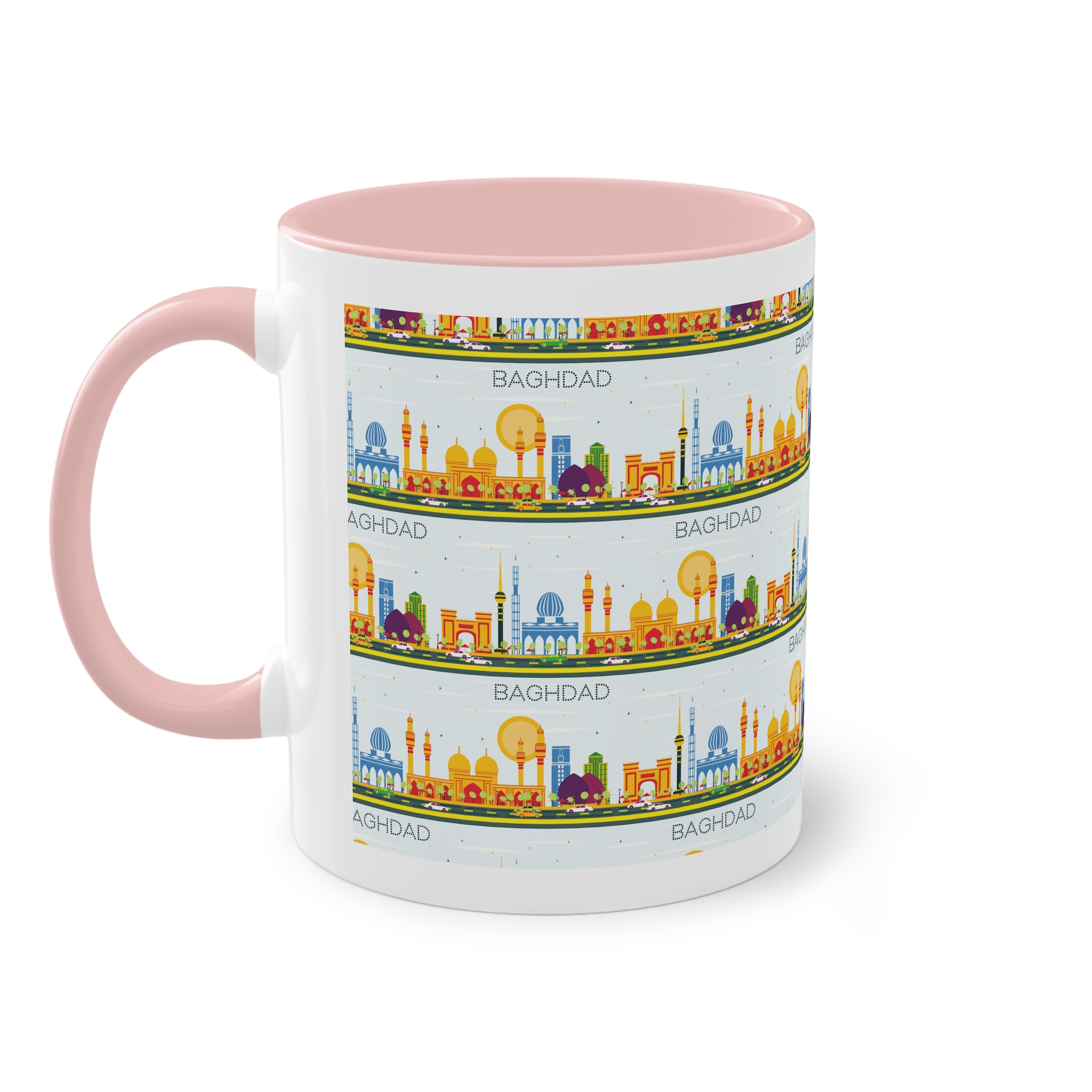Baghdad Color Two Tone Coffee Mug 11oz - Image 47