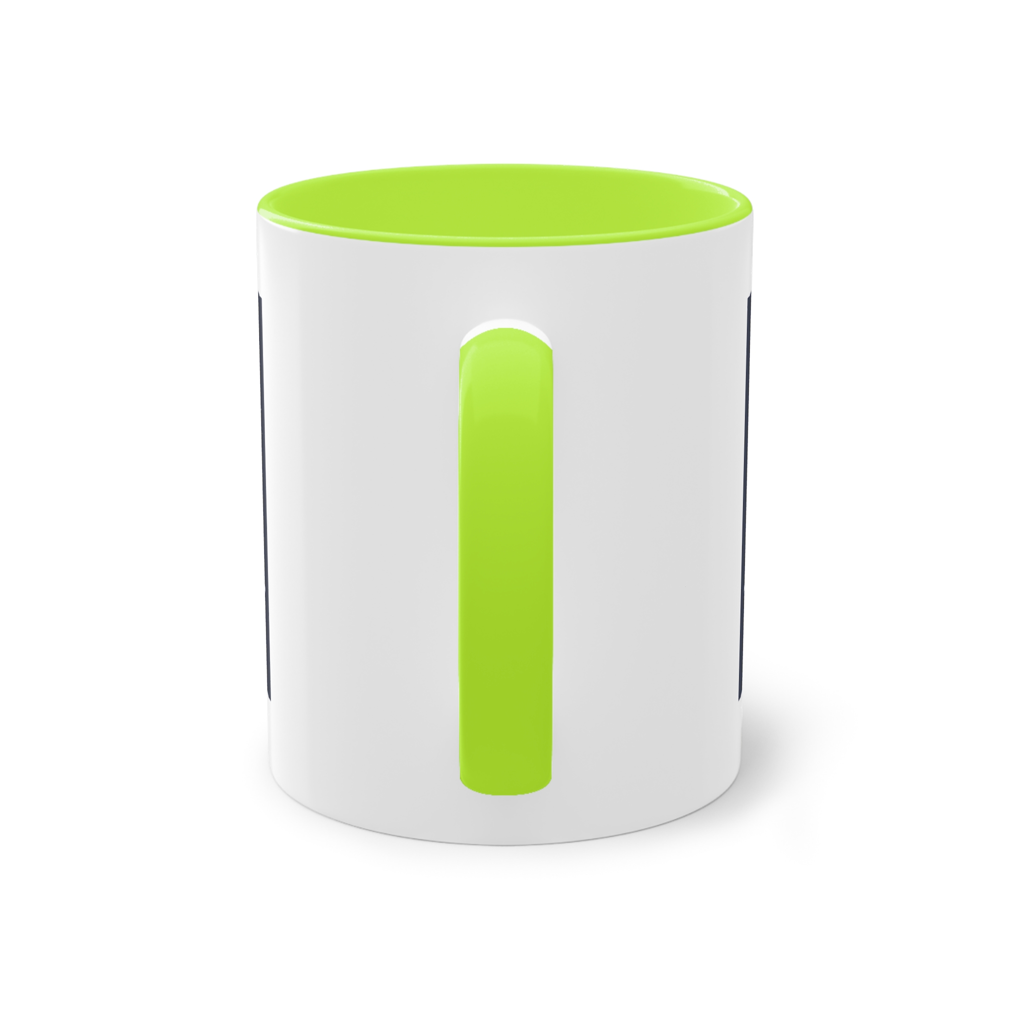 Jacksonville Outline Inverse Two Tone Coffee Mug 11oz - Image 26