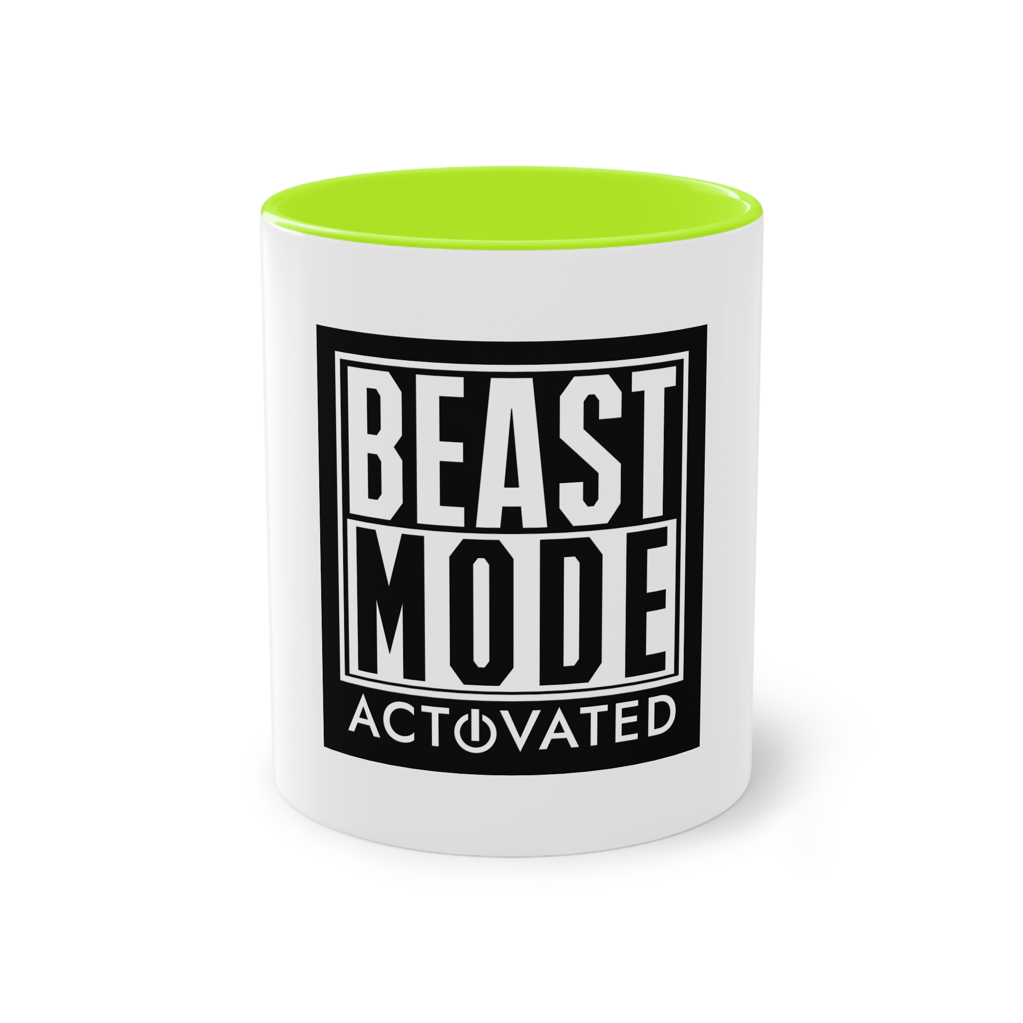 Beast Mode Activated Two Tone Coffee Mug 11oz - Image 25
