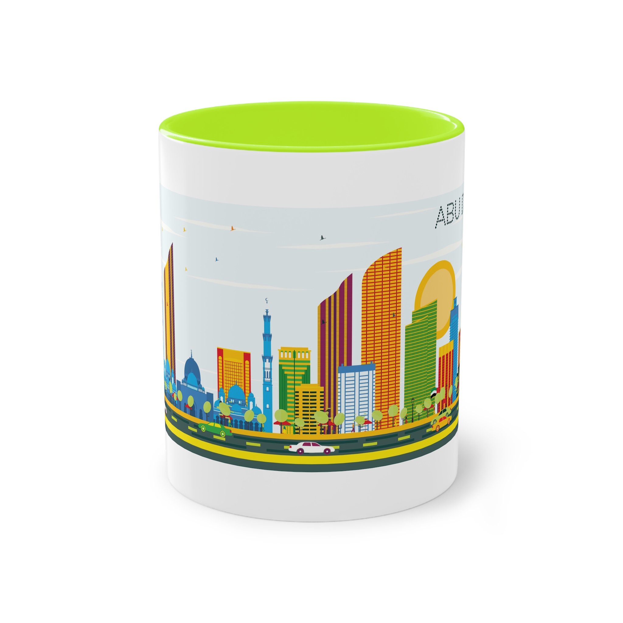 Abu Dhabi Color Two Tone Coffee Mug 11oz - Image 25