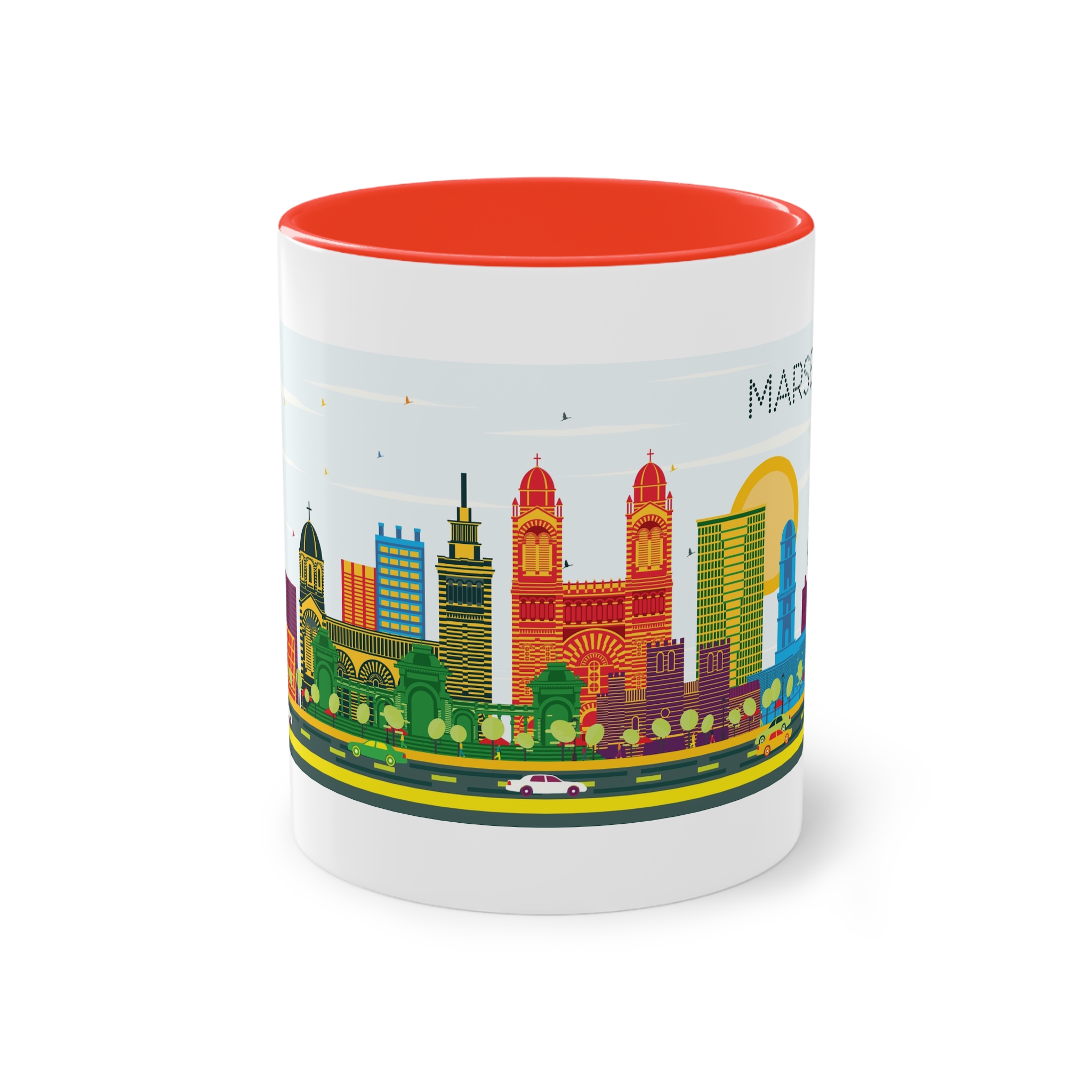 Marseille Color Two Tone Coffee Mug 11oz