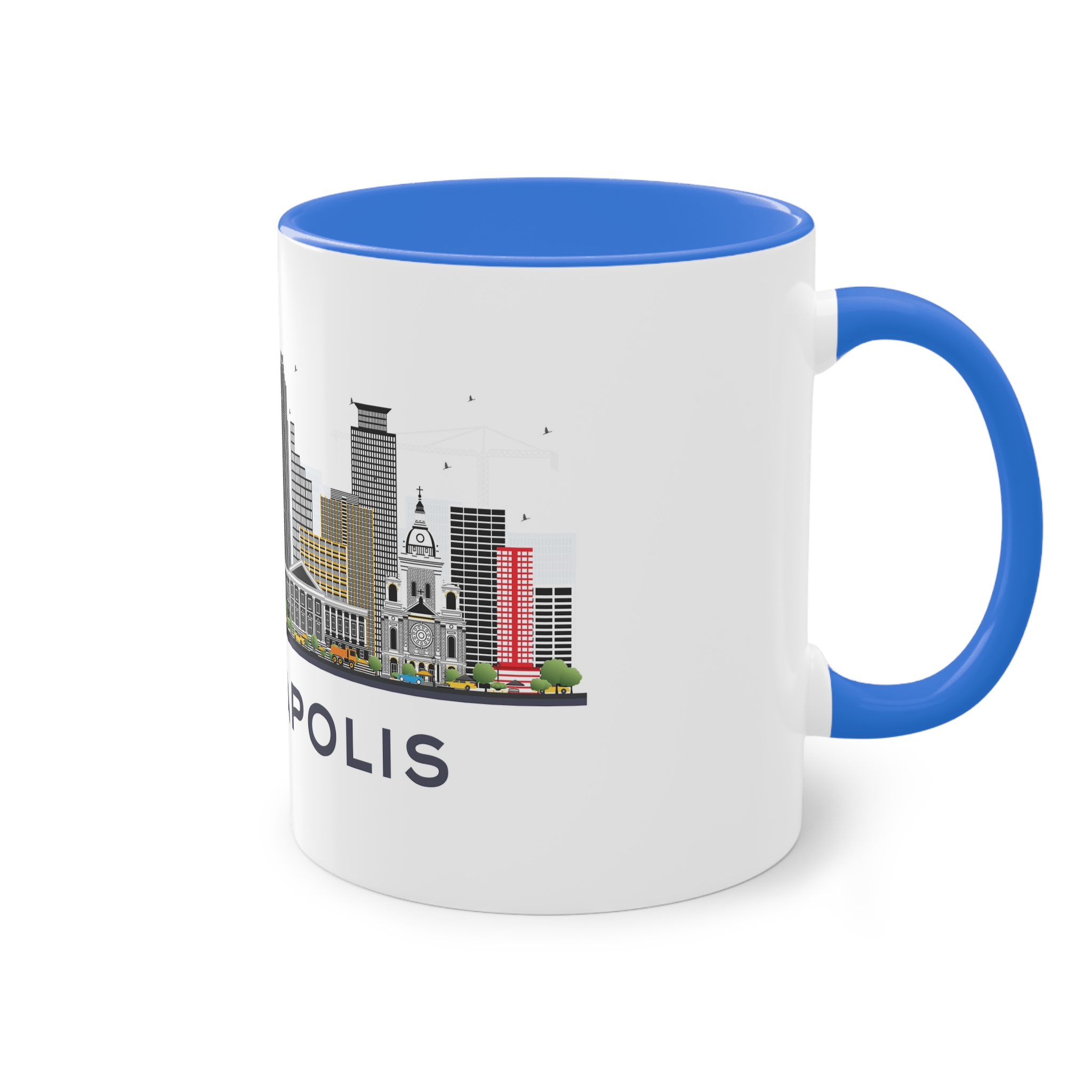 Minneapolis Isolated Two Tone Coffee Mug 11oz - Image 40
