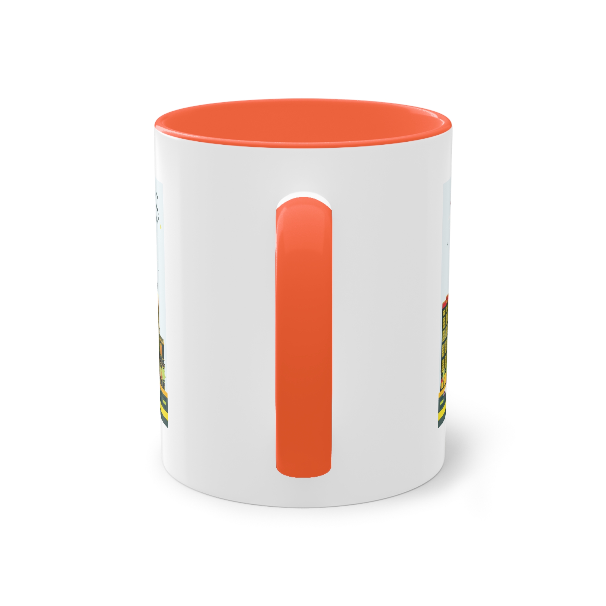 Paris Color Two Tone Coffee Mug 11oz - Image 14