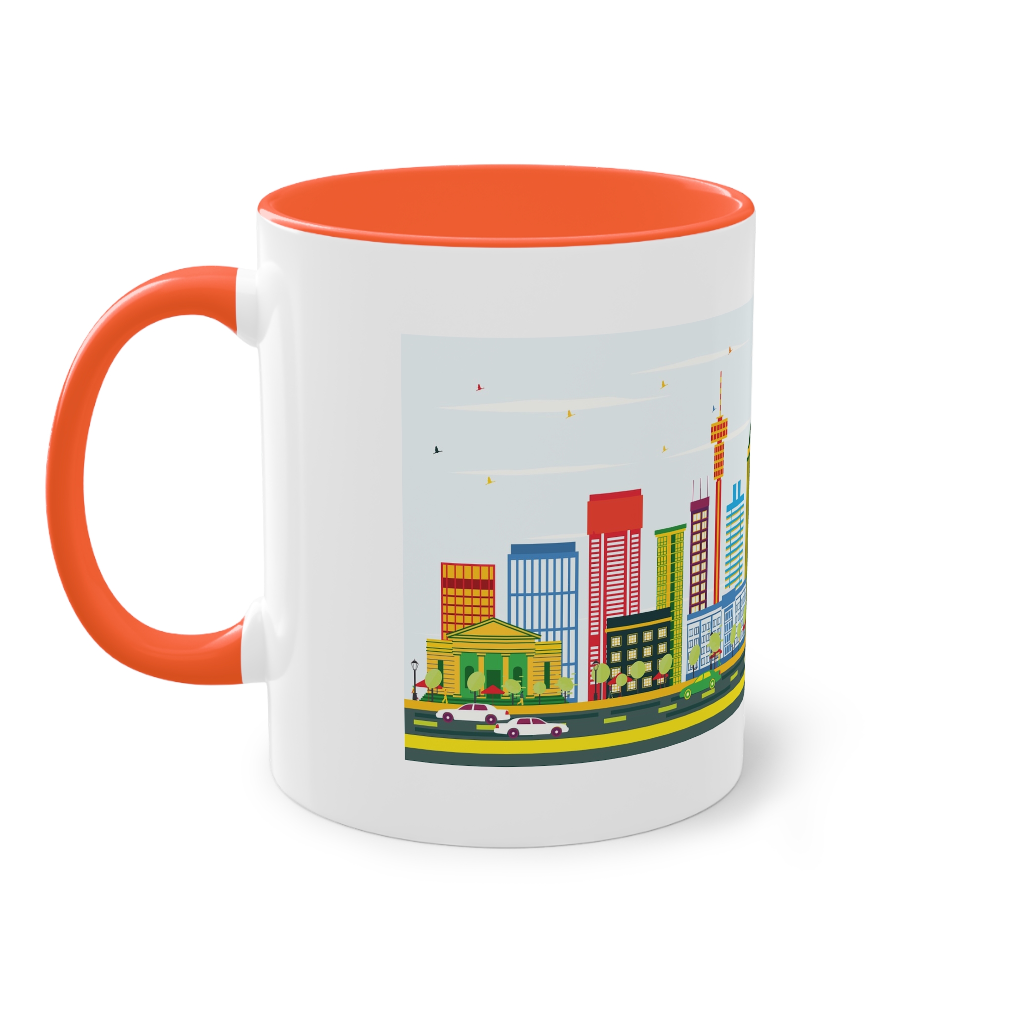 Johannesburg Color Two Tone Coffee Mug 11oz - Image 15