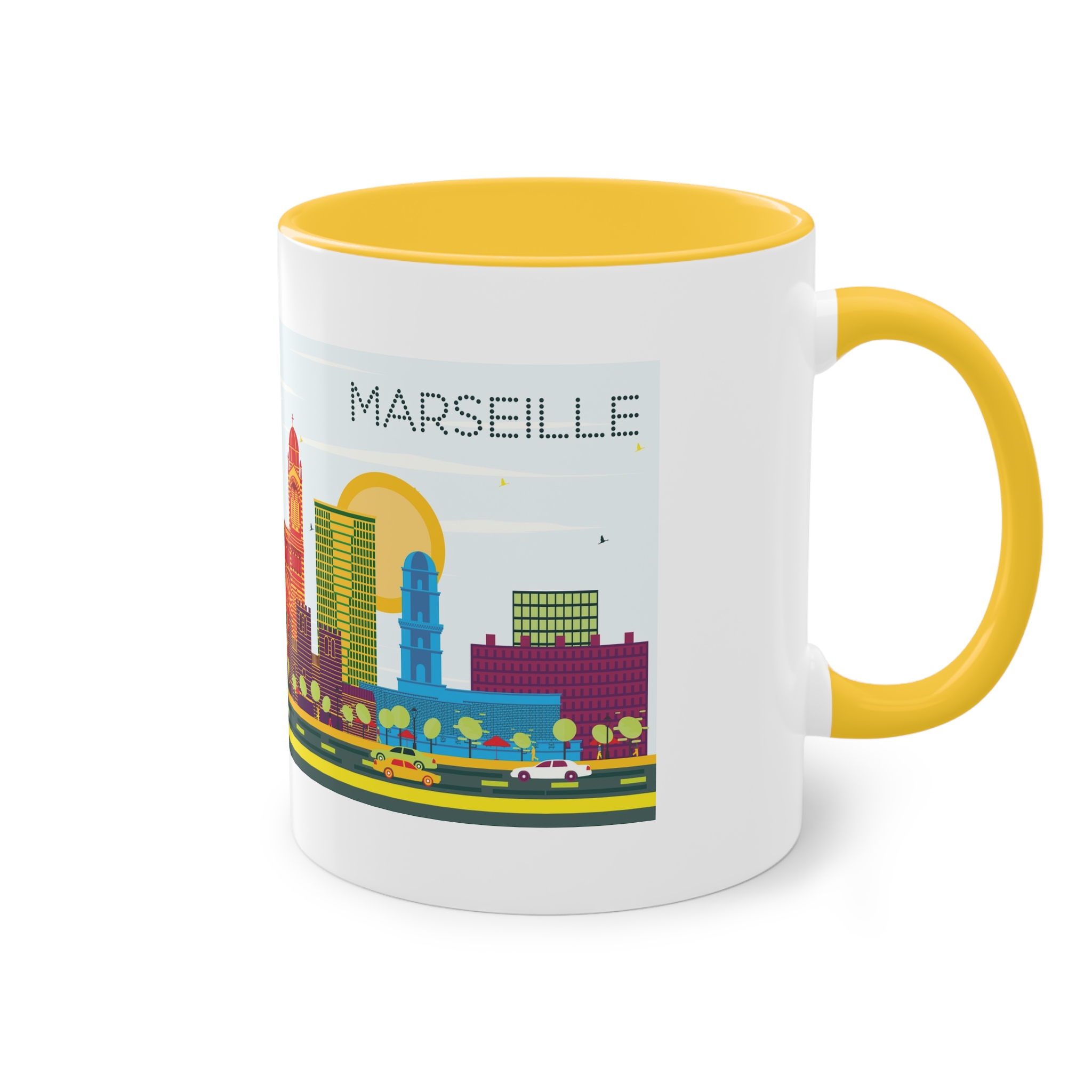 Marseille Color Two Tone Coffee Mug 11oz - Image 20