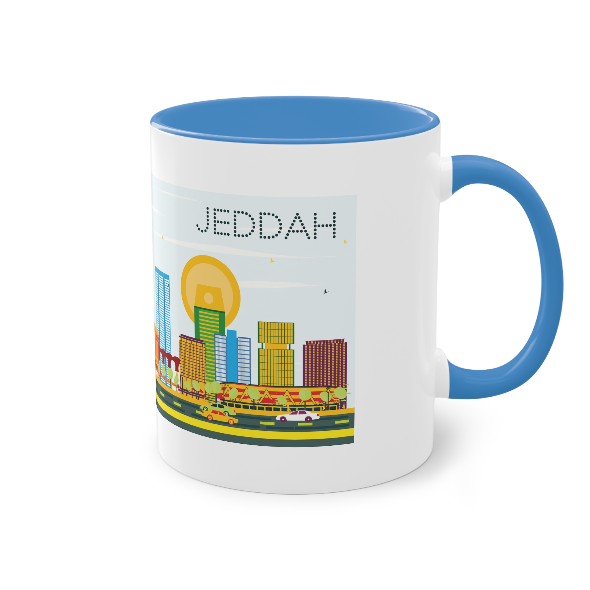 Jeddah Color Two Tone Coffee Mug 11oz - Image 36