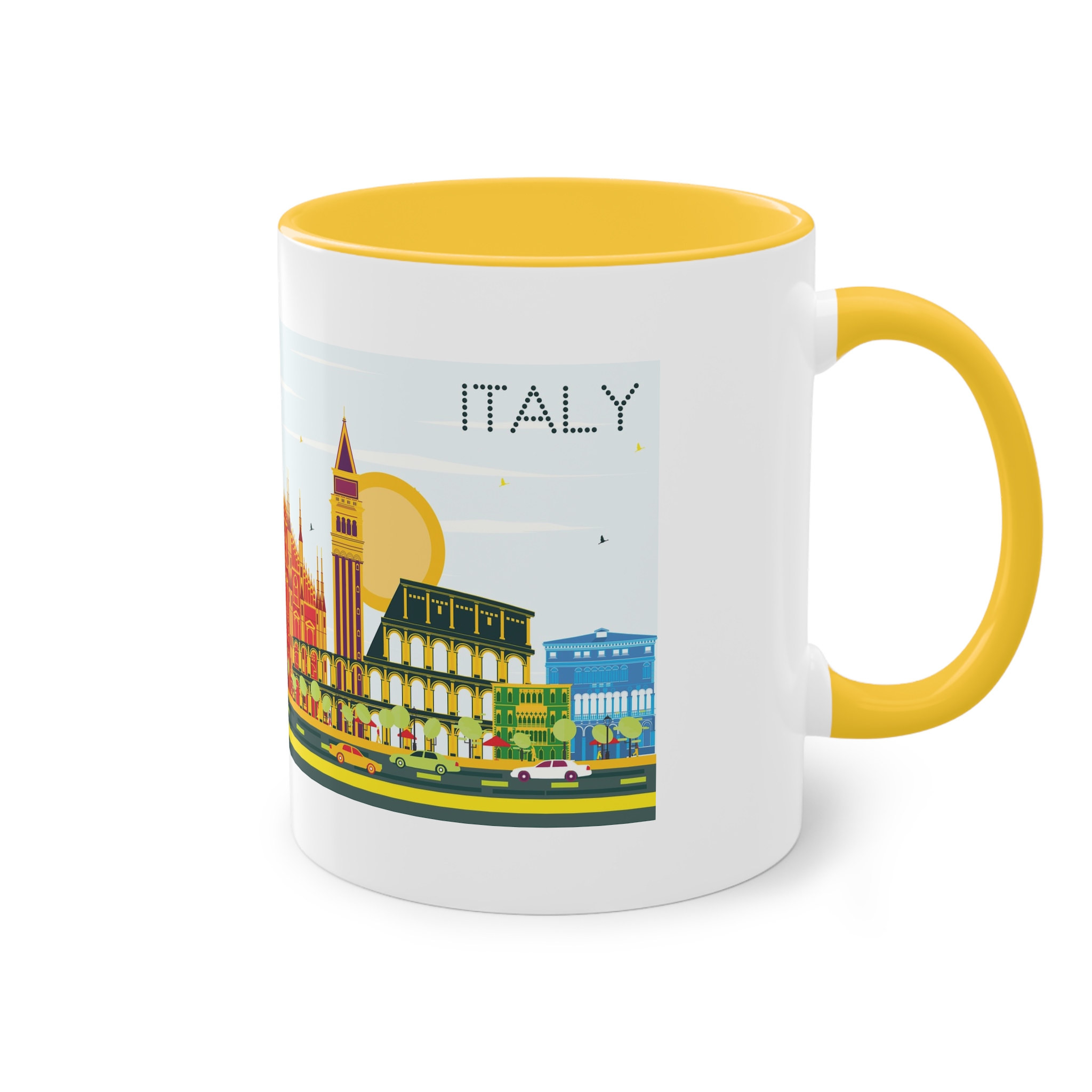 Italy Color Two Tone Coffee Mug 11oz - Image 20