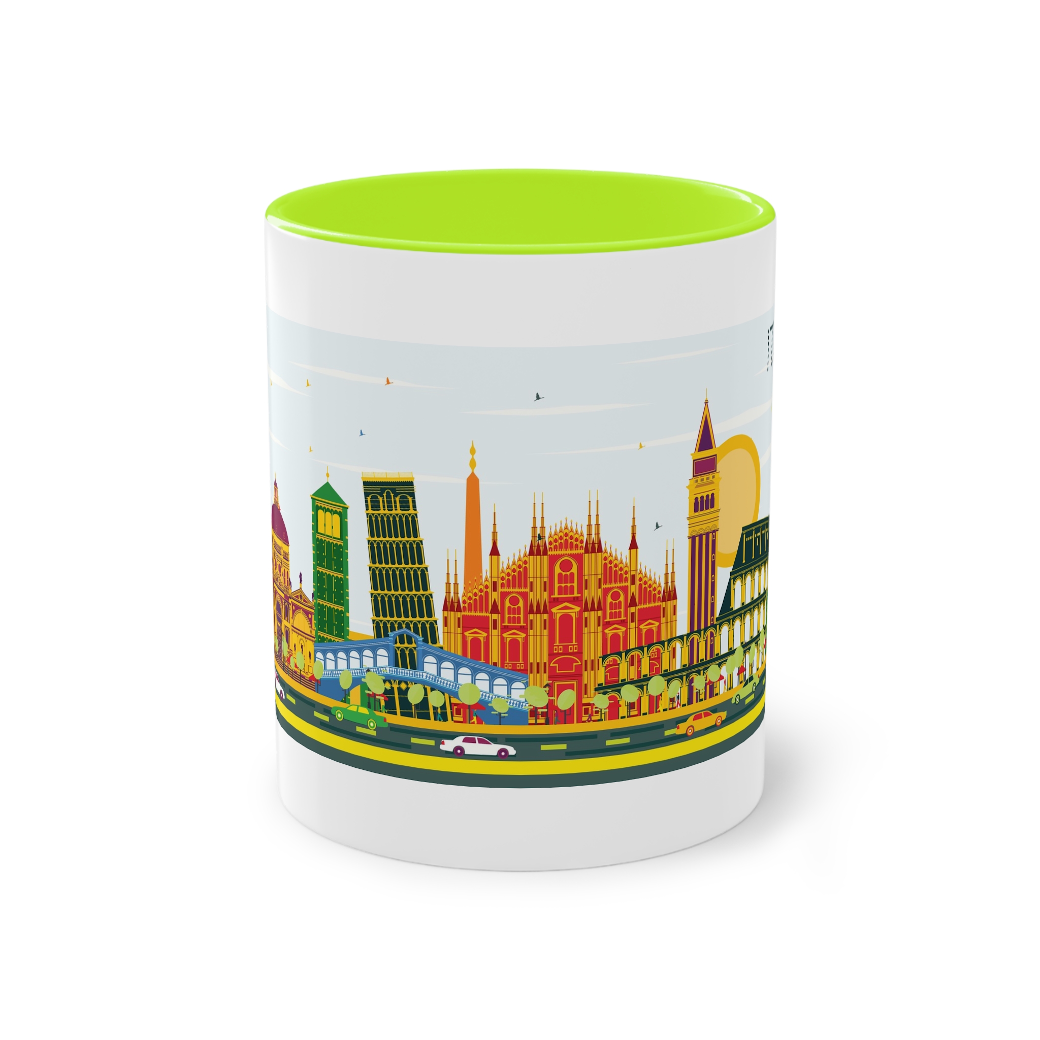 Italy Color Two Tone Coffee Mug 11oz - Image 25