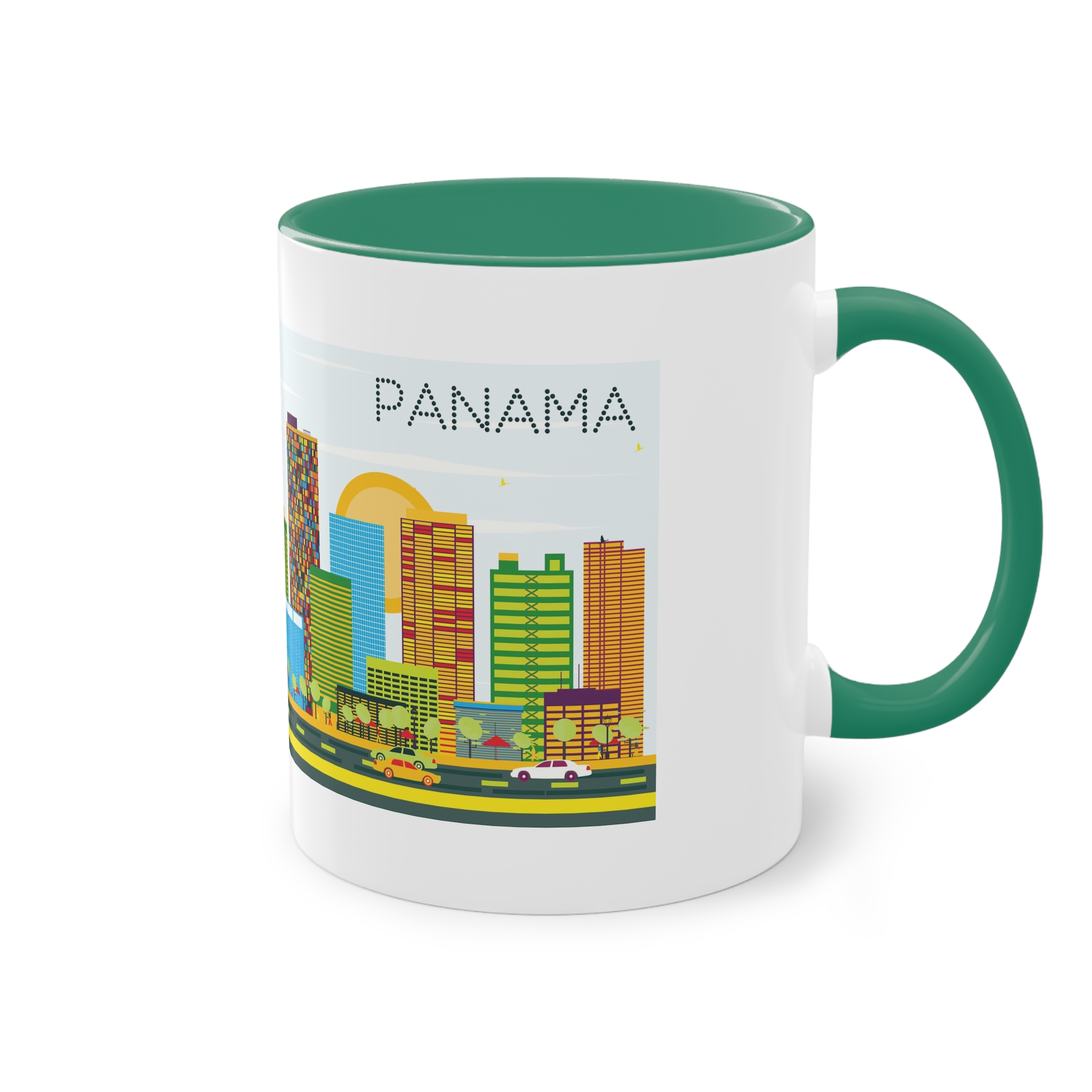 Panama Color Two Tone Coffee Mug 11oz - Image 32