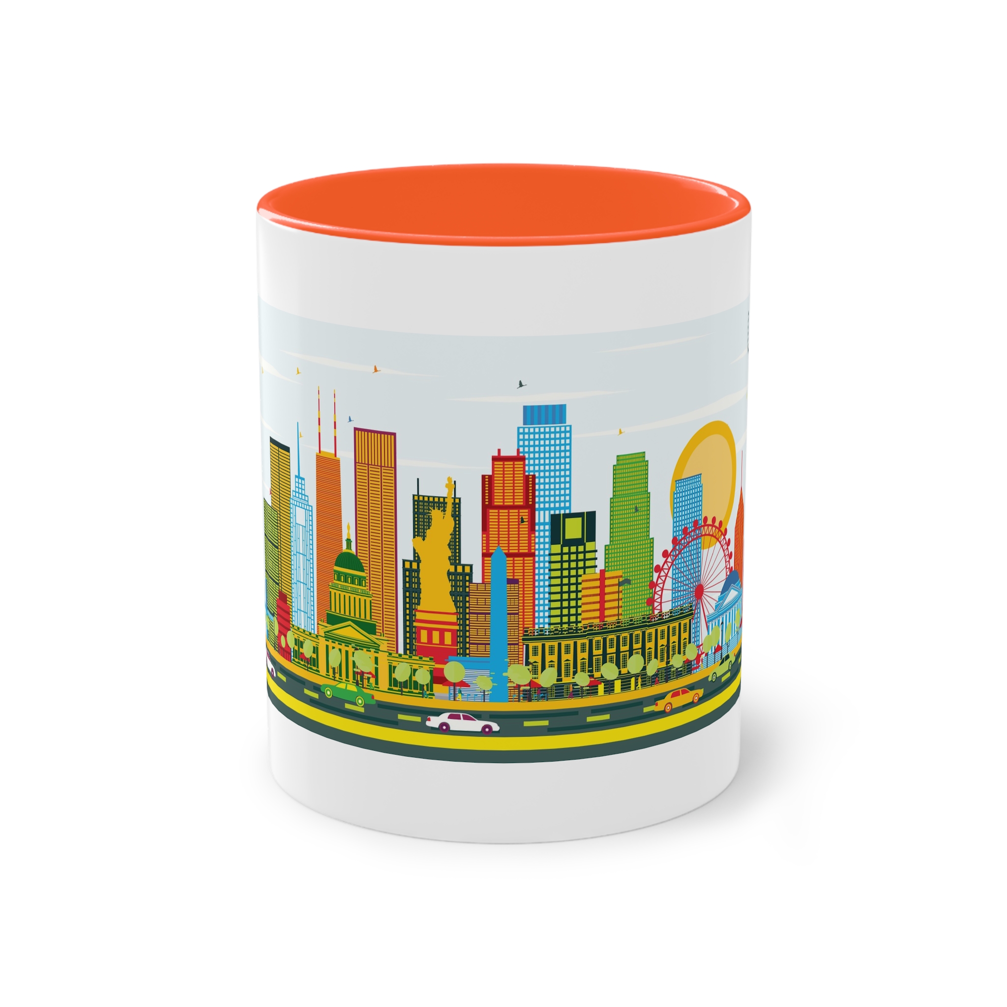 Usa Color Two Tone Coffee Mug 11oz - Image 13