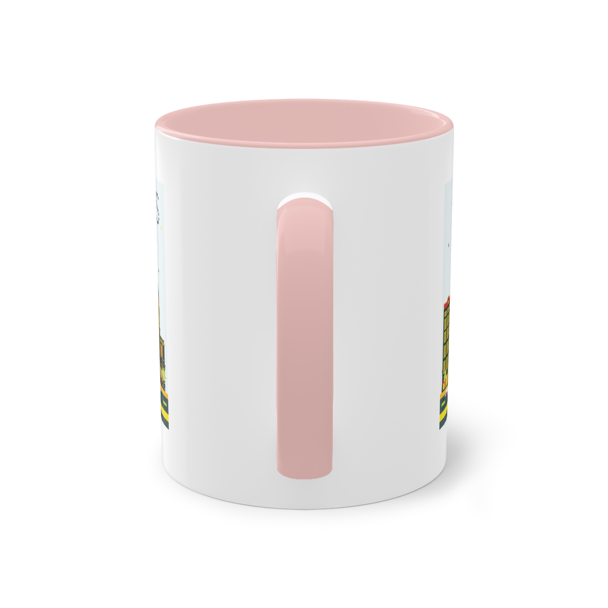 Paris Color Two Tone Coffee Mug 11oz - Image 46