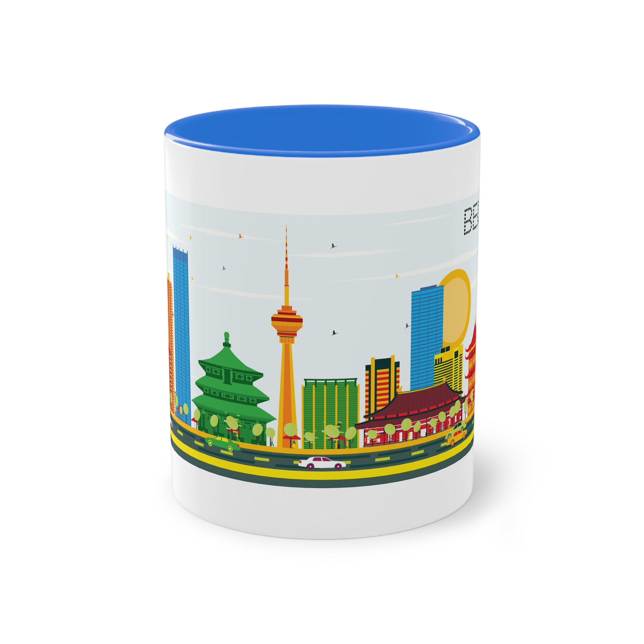 Beijing Color Two Tone Coffee Mug 11oz - Image 37