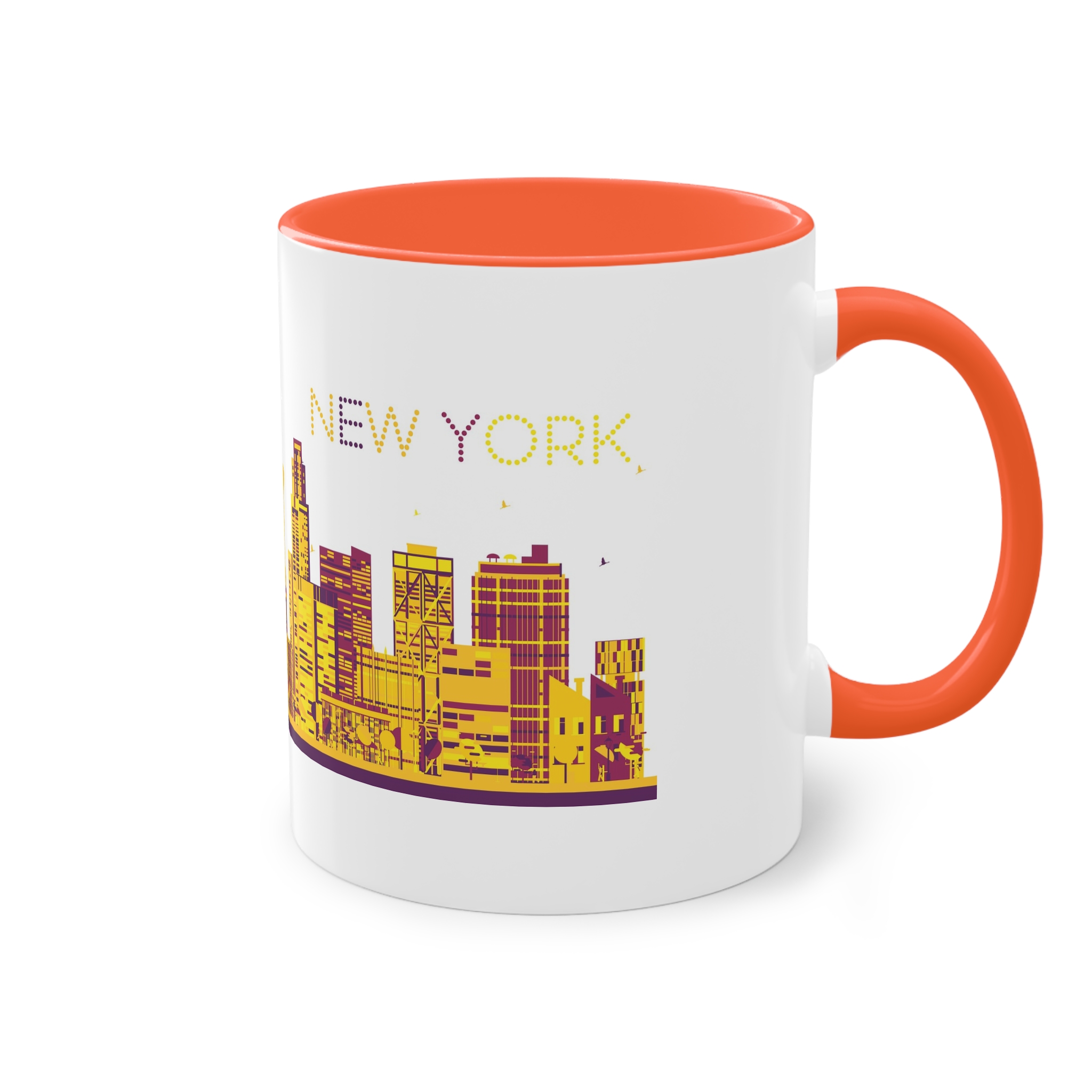 New York Color Ver 1 Two Tone Coffee Mug 11oz - Image 16