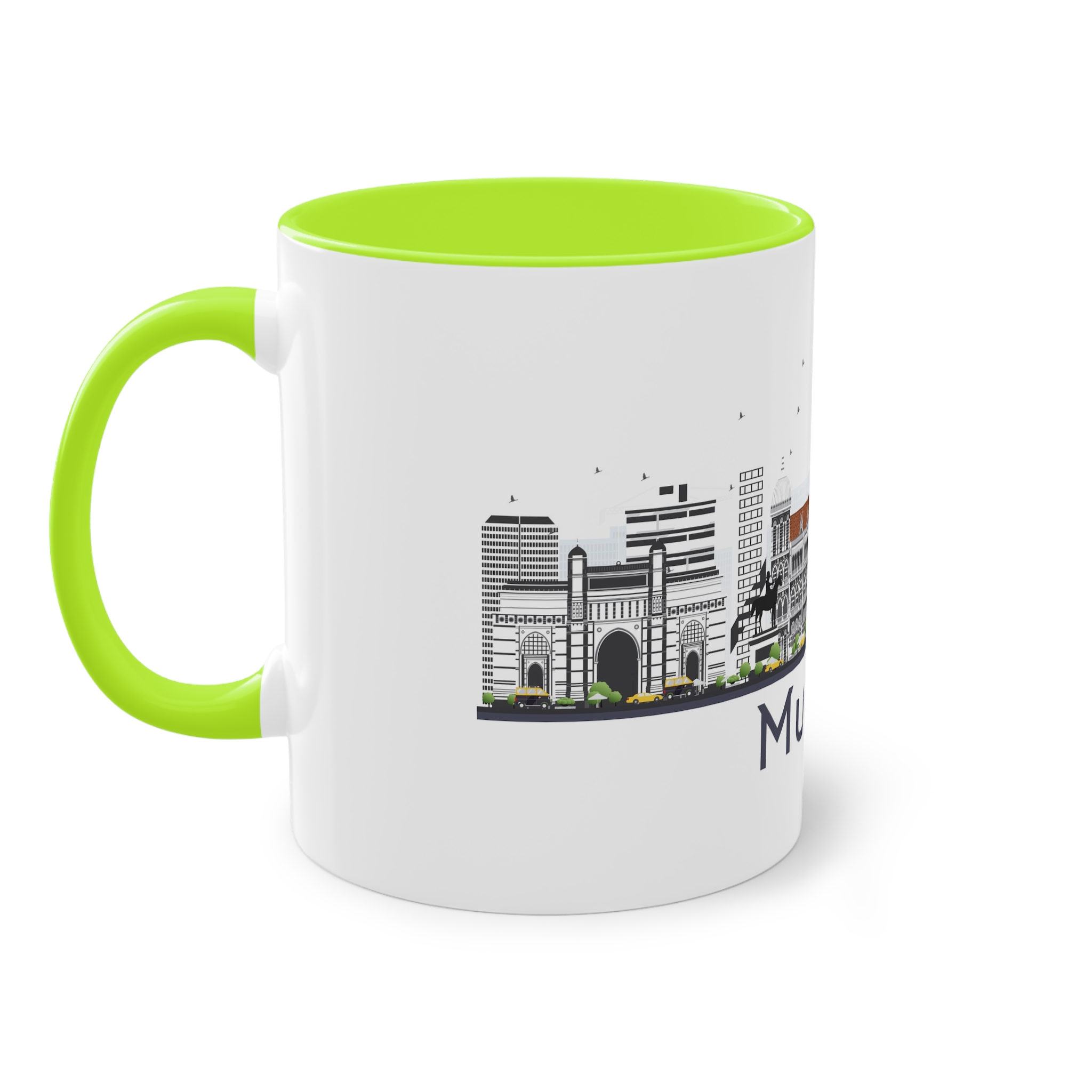 Mumbai Isolated Two Tone Coffee Mug 11oz - Image 27