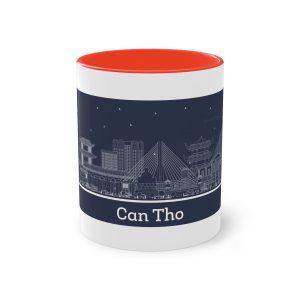 Can Tho Outline Inverse Two Tone Coffee Mug 11oz