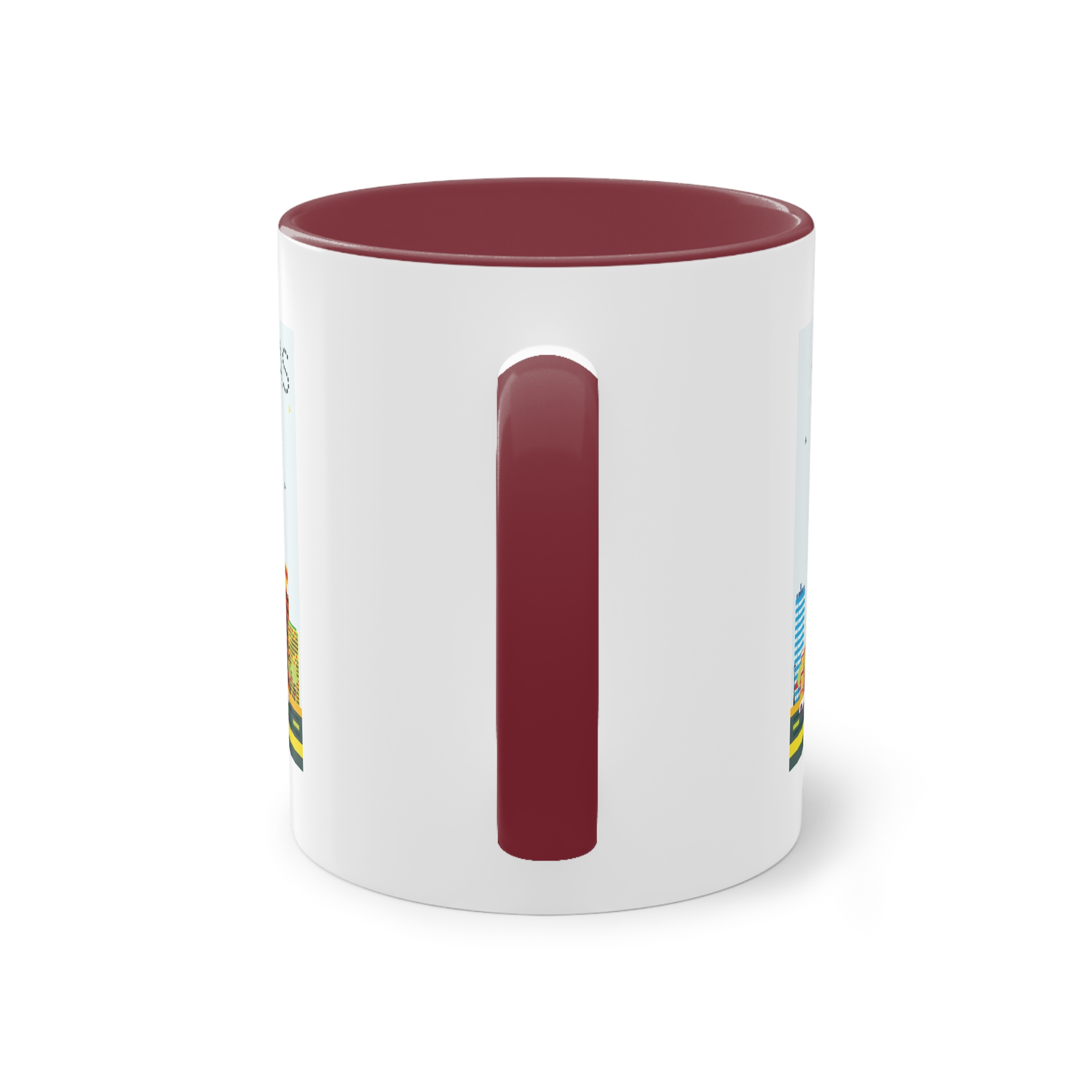 Dallas Color Two Tone Coffee Mug 11oz - Image 6