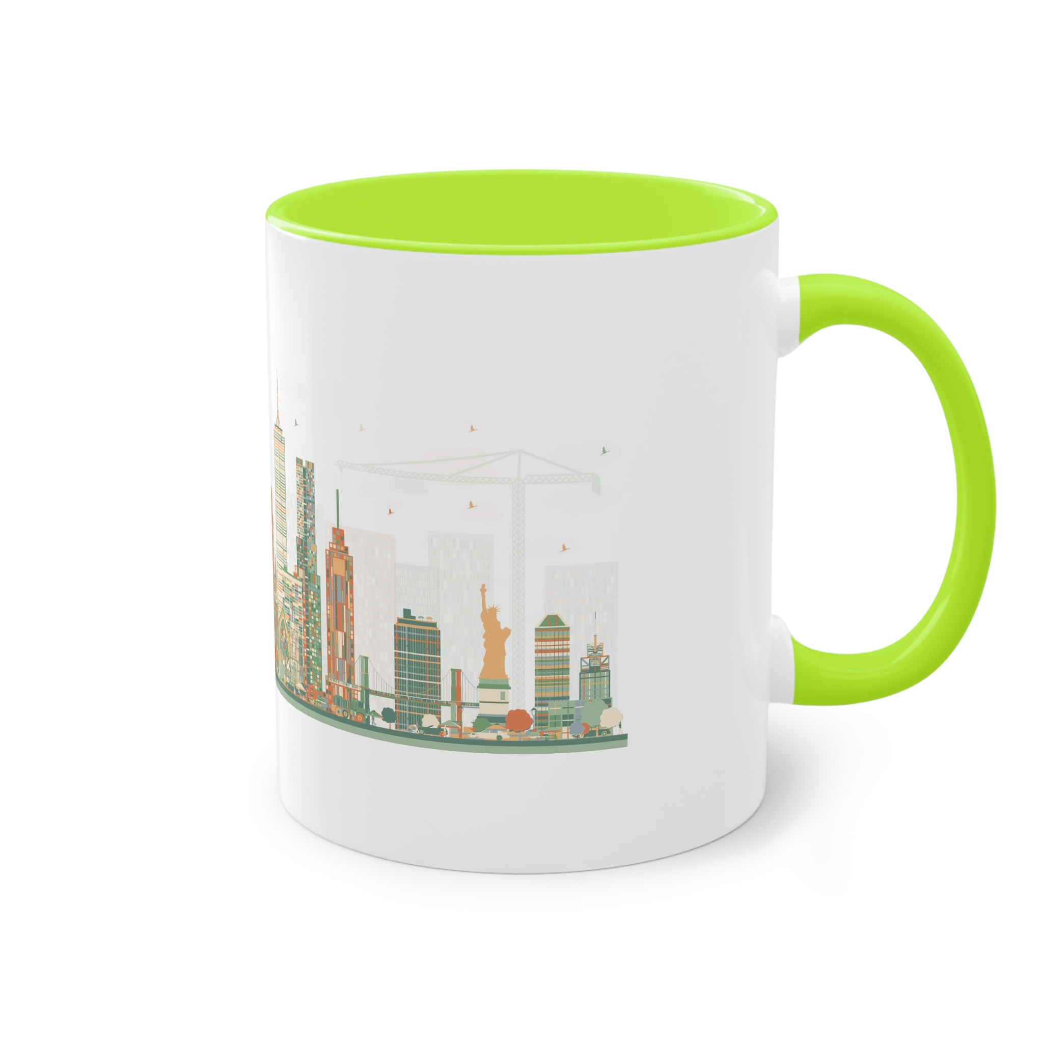 New York New Ver 1 Two Tone Coffee Mug 11oz - Image 28
