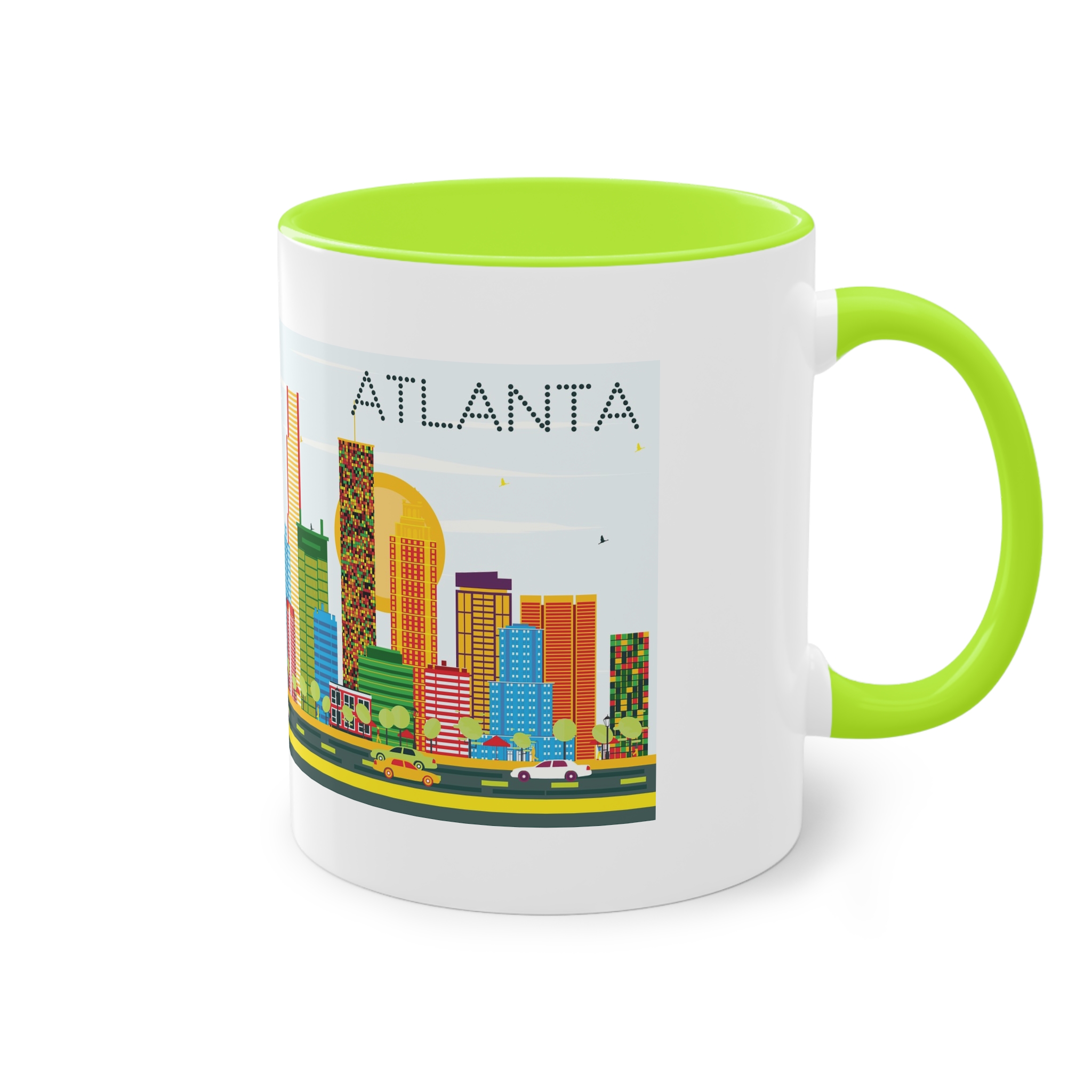 Atlanta Color Two Tone Coffee Mug 11oz - Image 28