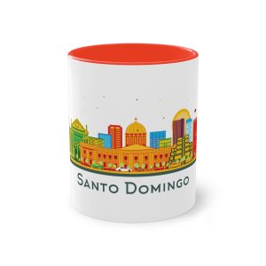 Santo Domingo Color Isolated Two Tone Coffee Mug 11oz