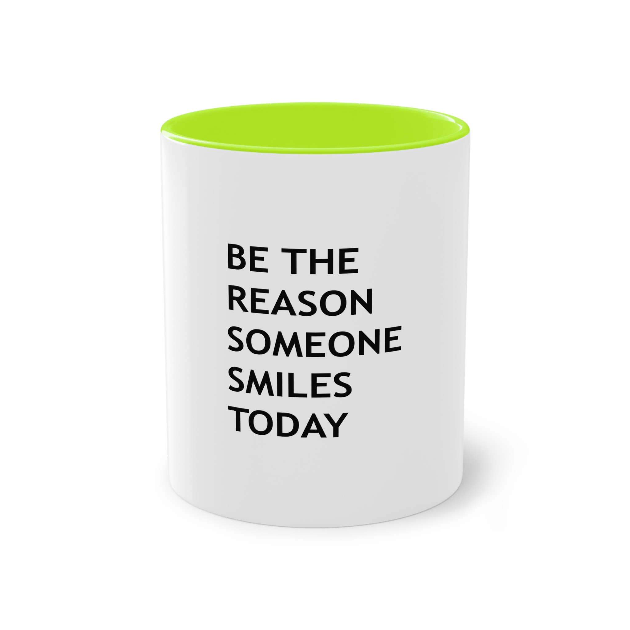 Be Reason Someone Smiles Today (1) Two Tone Coffee Mug 11oz - Image 25
