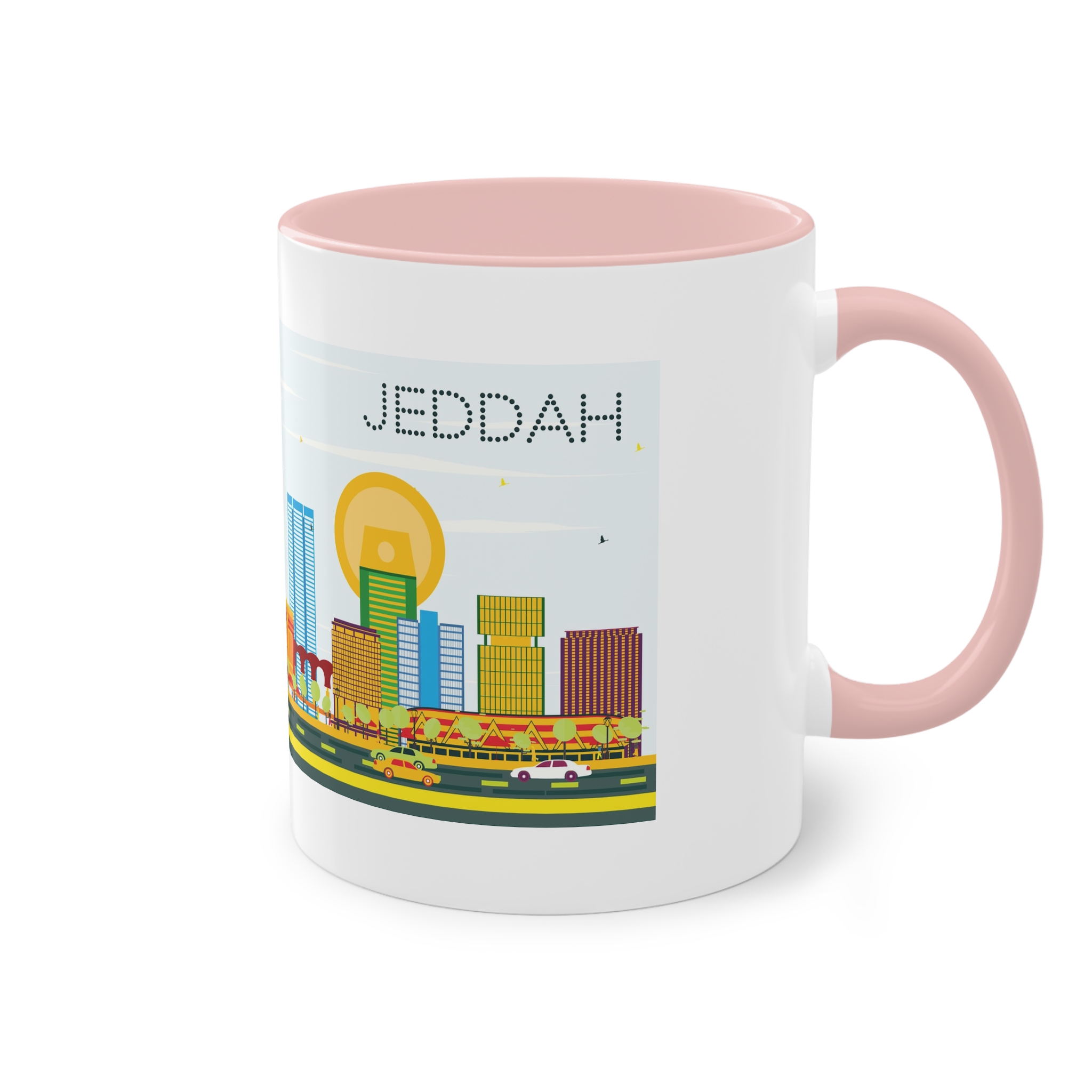 Jeddah Color Two Tone Coffee Mug 11oz - Image 48