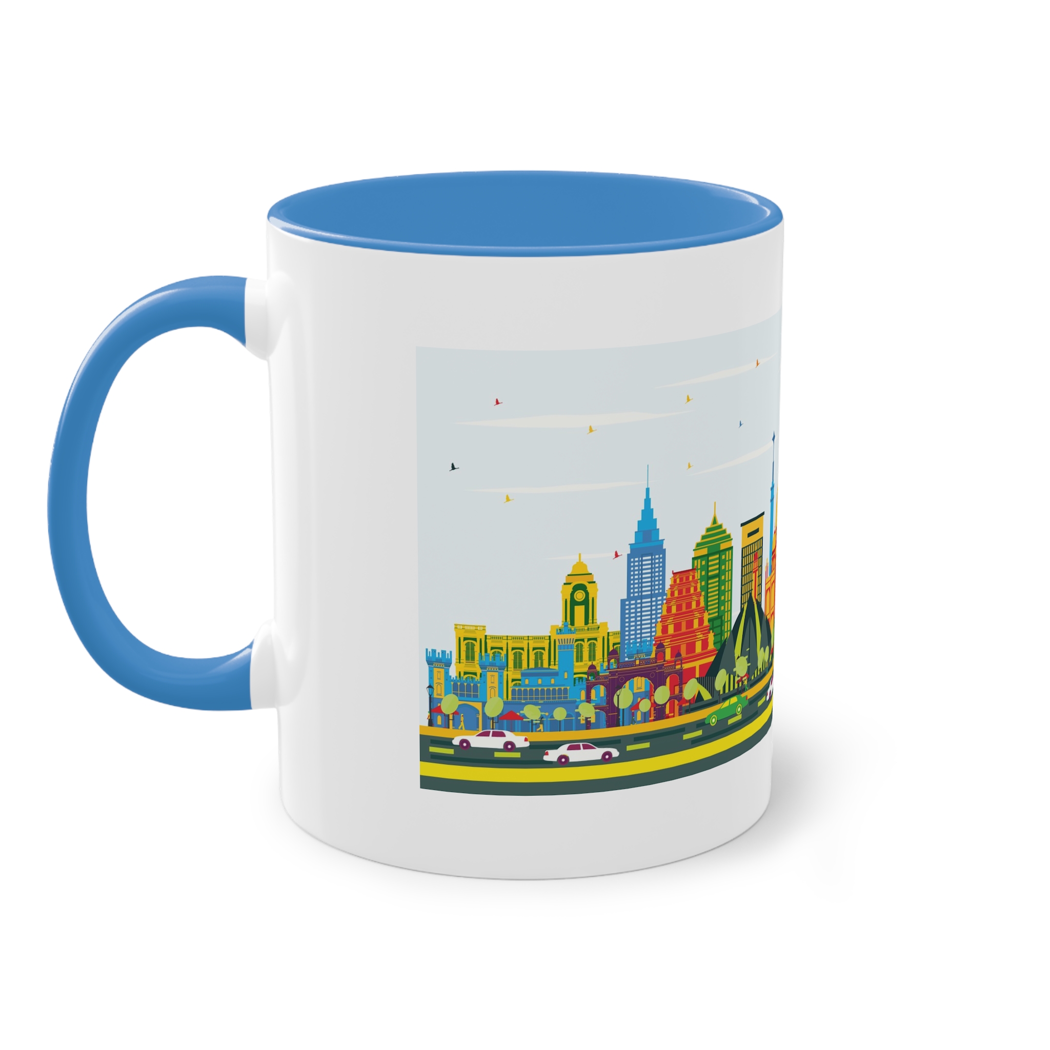 India Color Two Tone Coffee Mug 11oz - Image 35
