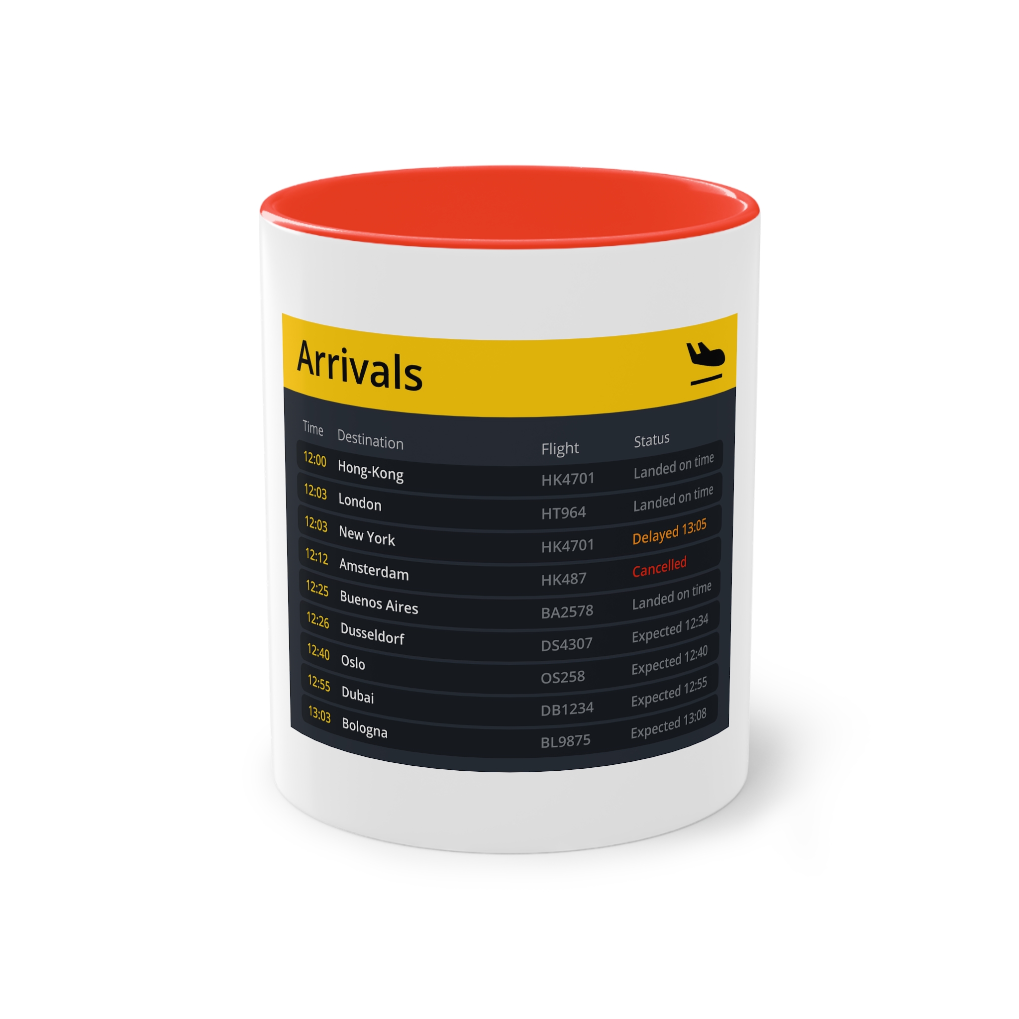 Arrivals Two Tone Coffee Mug 11oz