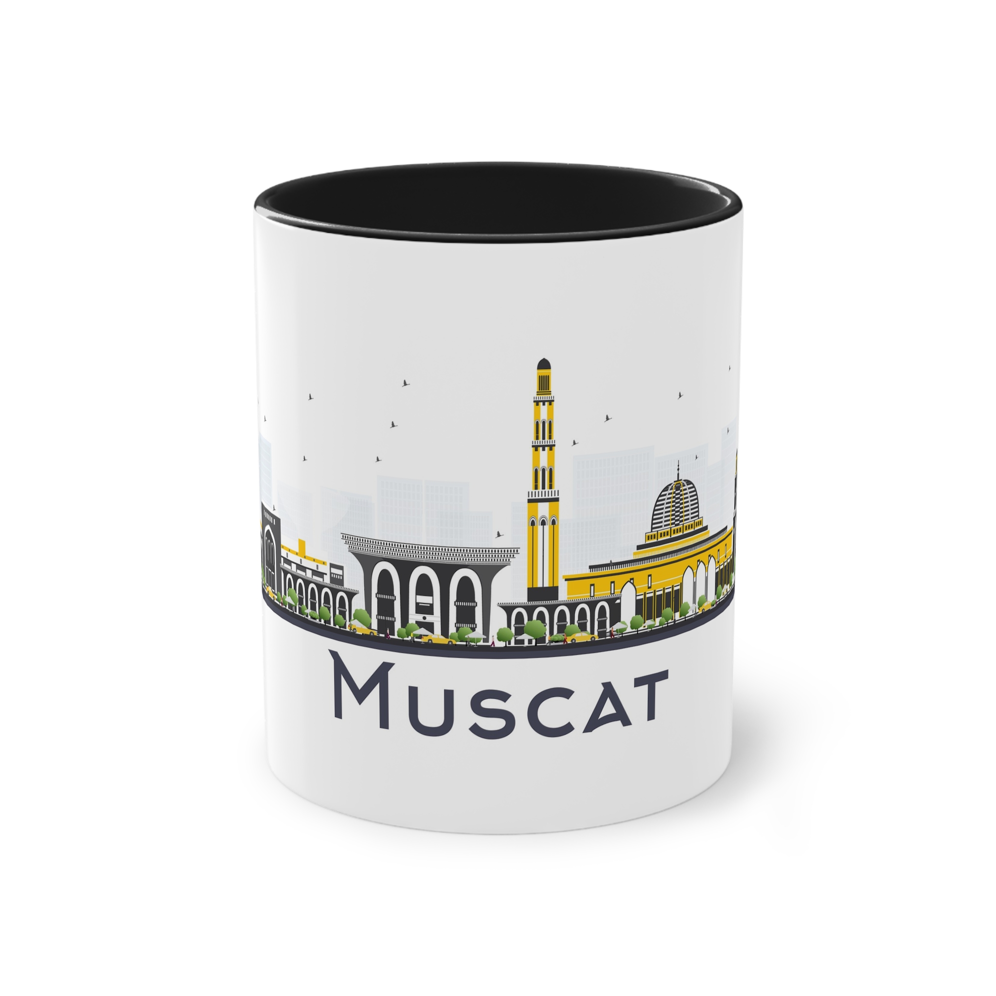 Muscat Isolated Two Tone Coffee Mug 11oz - Image 9
