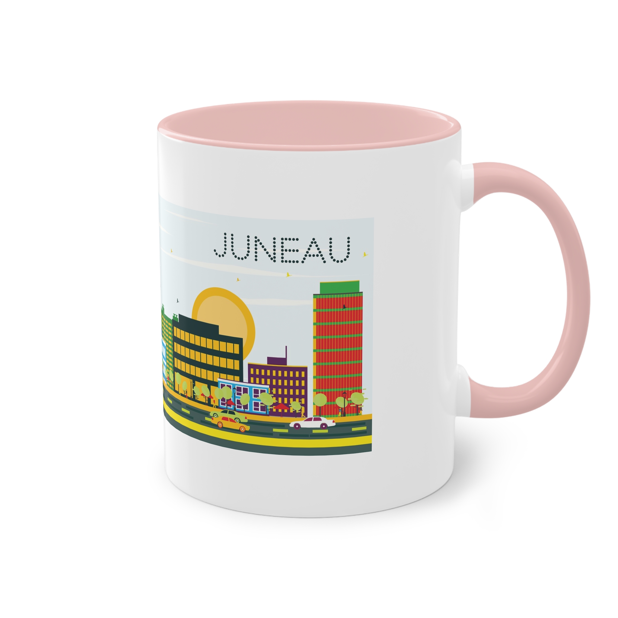 Juneau Color Two Tone Coffee Mug 11oz - Image 48