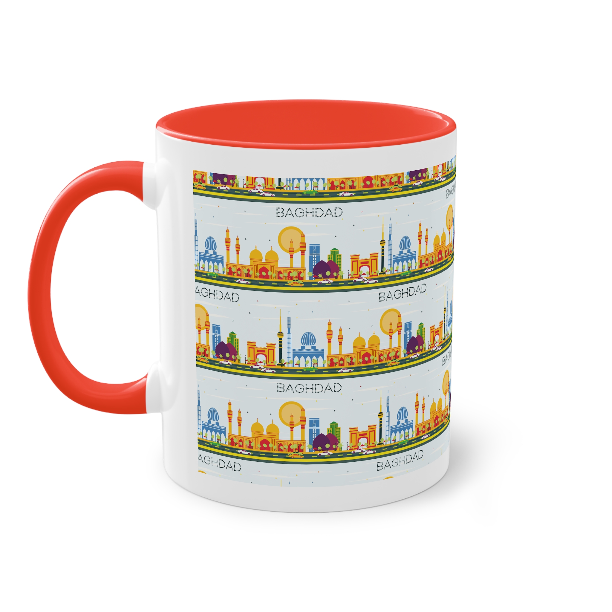 Baghdad Color Two Tone Coffee Mug 11oz - Image 3
