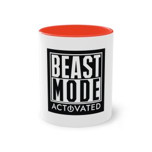 Beast Mode Activated Two Tone Coffee Mug 11oz