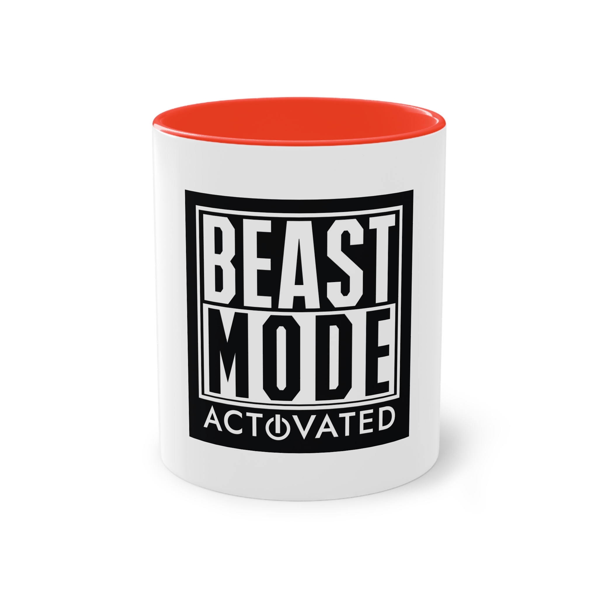 Beast Mode Activated Two Tone Coffee Mug 11oz