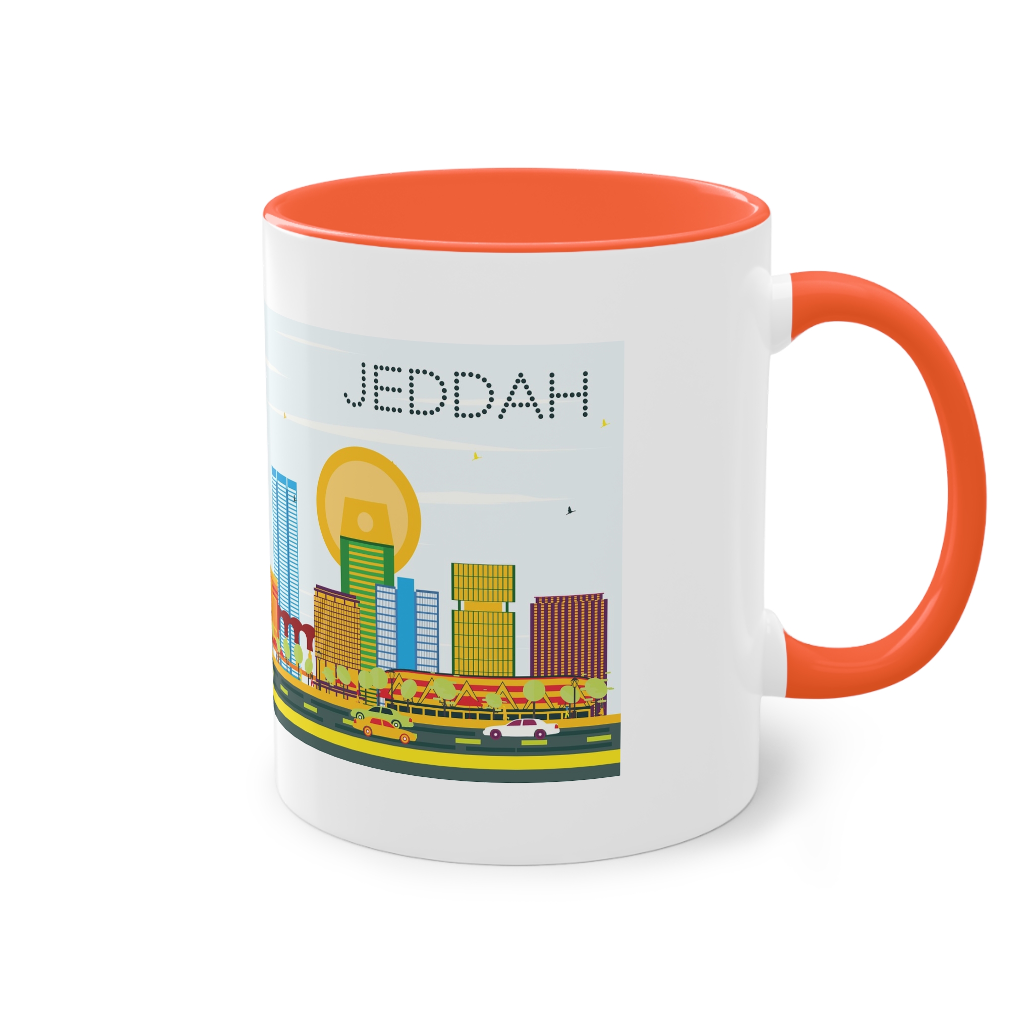 Jeddah Color Two Tone Coffee Mug 11oz - Image 16