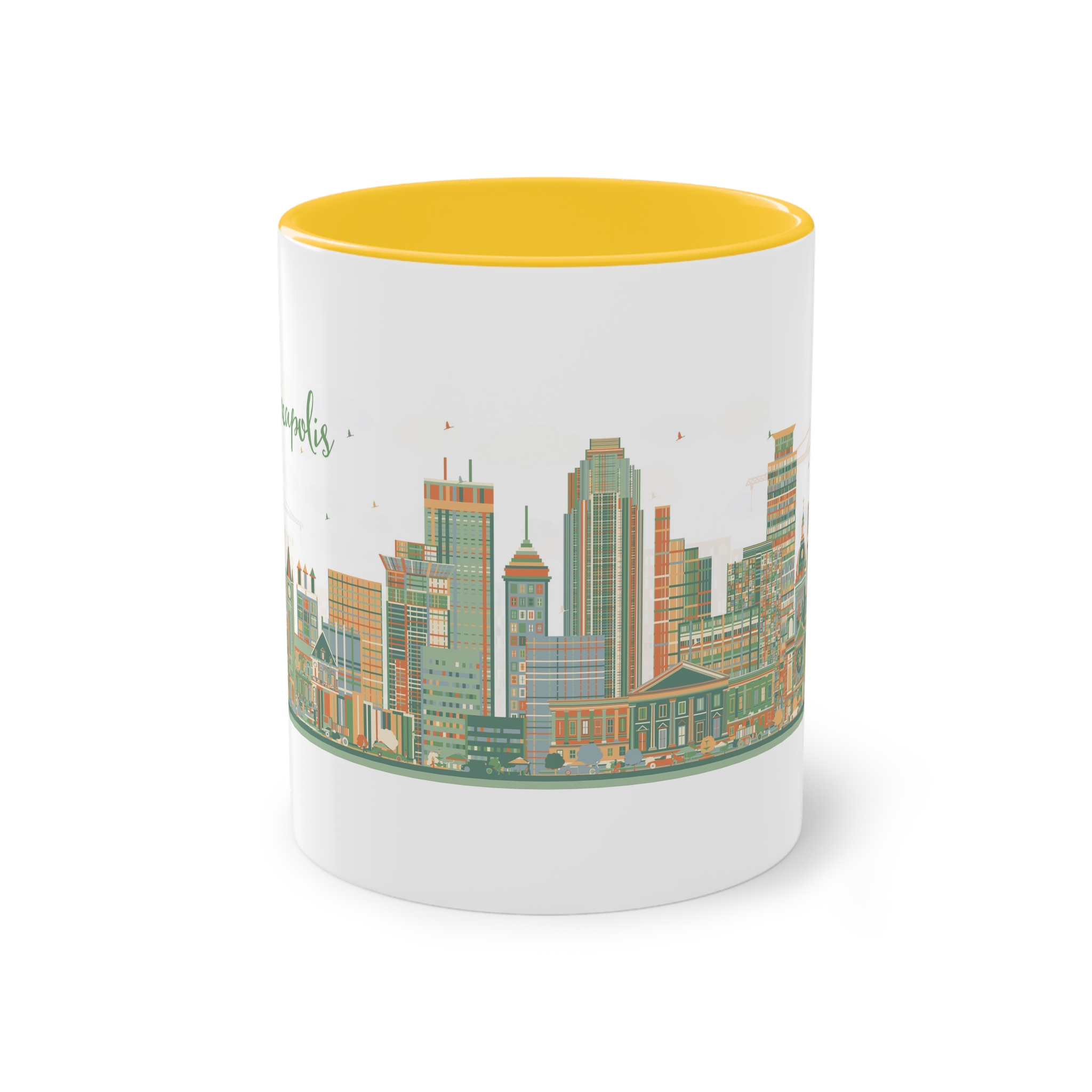 Minneapolis Ver 1 Two Tone Coffee Mug 11oz - Image 17