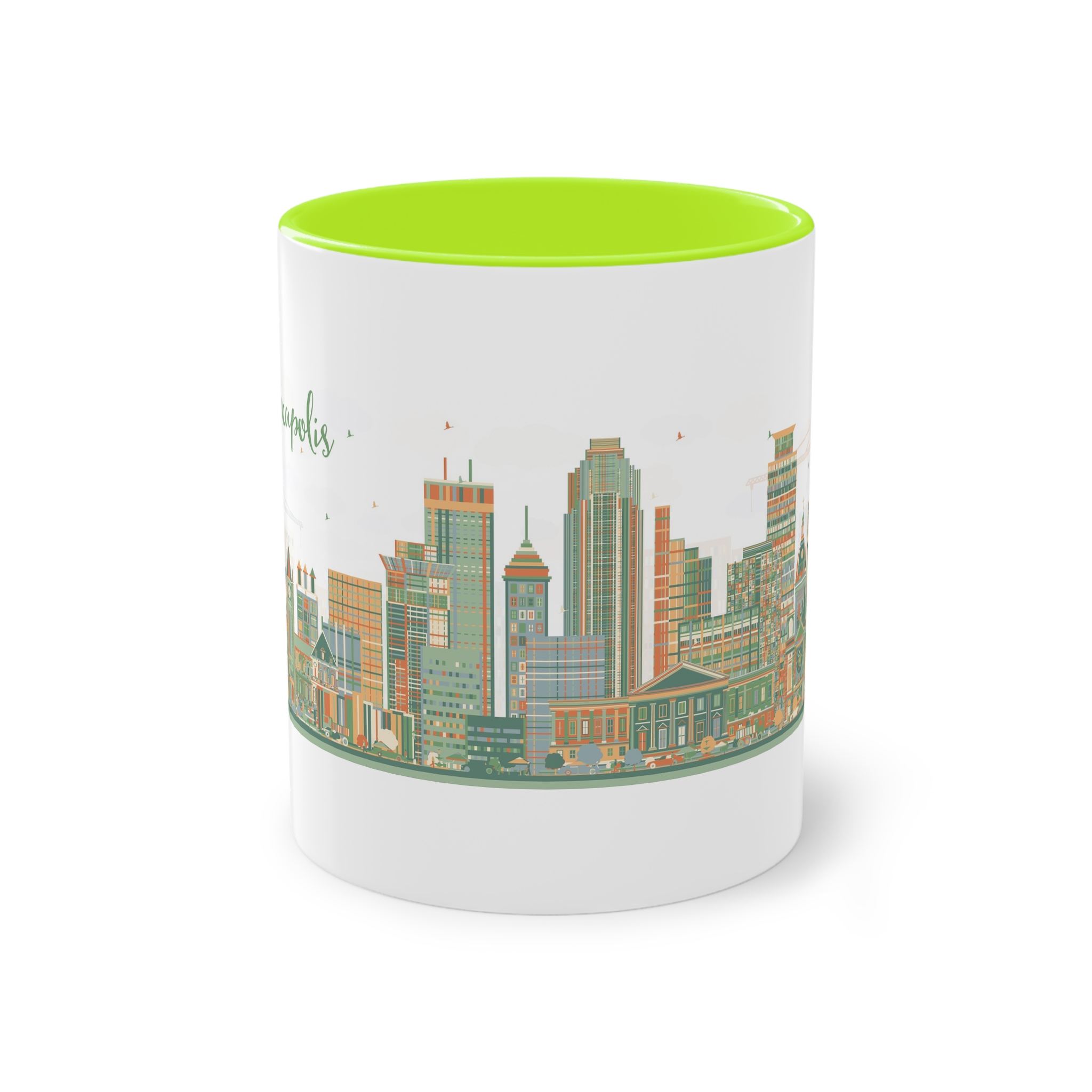 Minneapolis Ver 1 Two Tone Coffee Mug 11oz - Image 25
