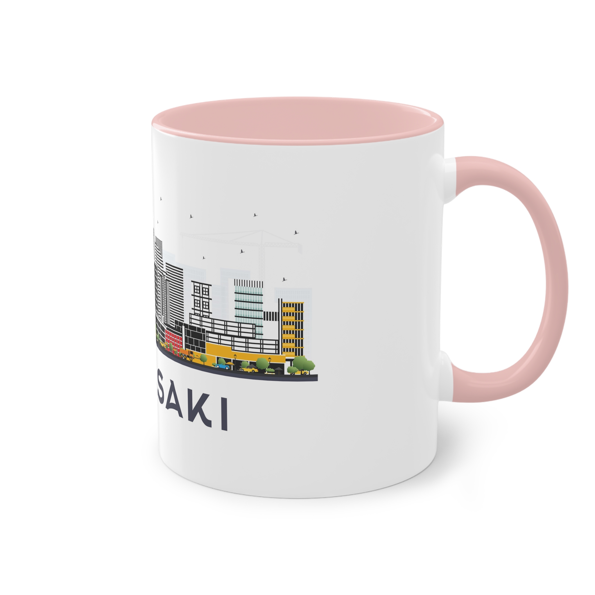 Kawasaki Isolated Two Tone Coffee Mug 11oz - Image 48
