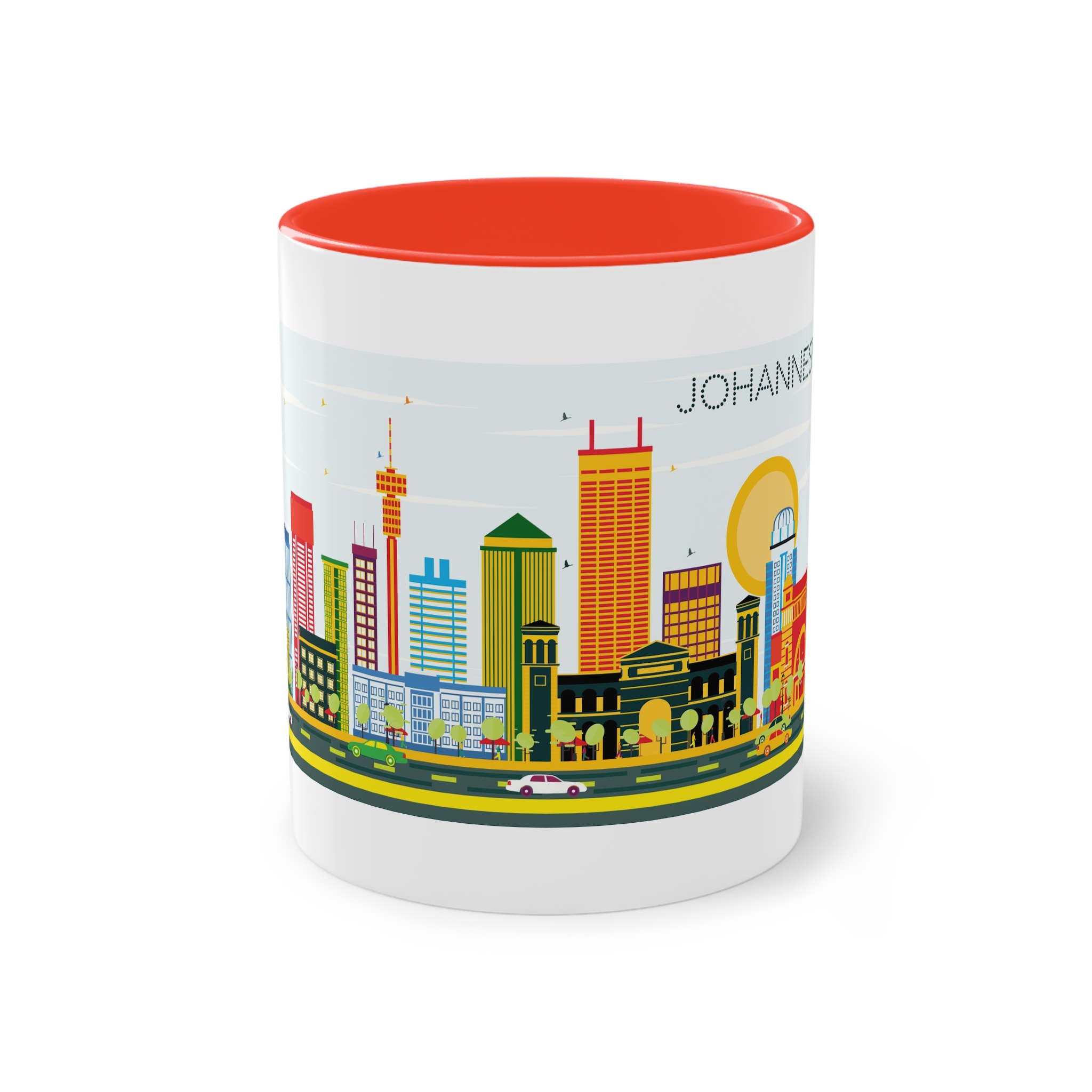 Johannesburg Color Two Tone Coffee Mug 11oz