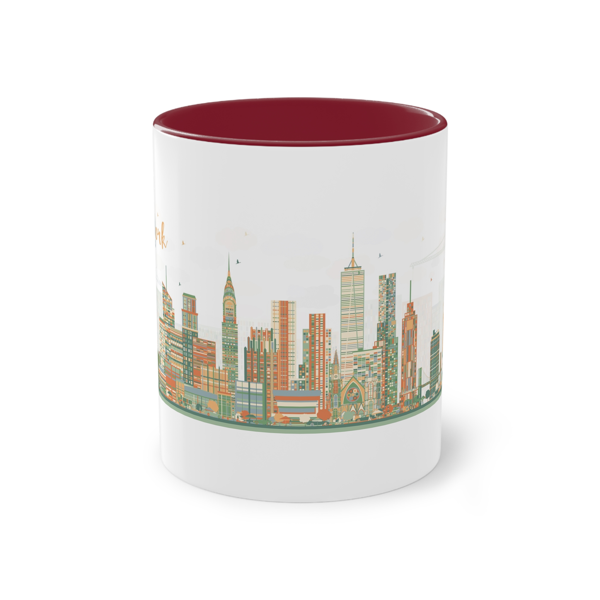 New York New Ver 1 Two Tone Coffee Mug 11oz - Image 5