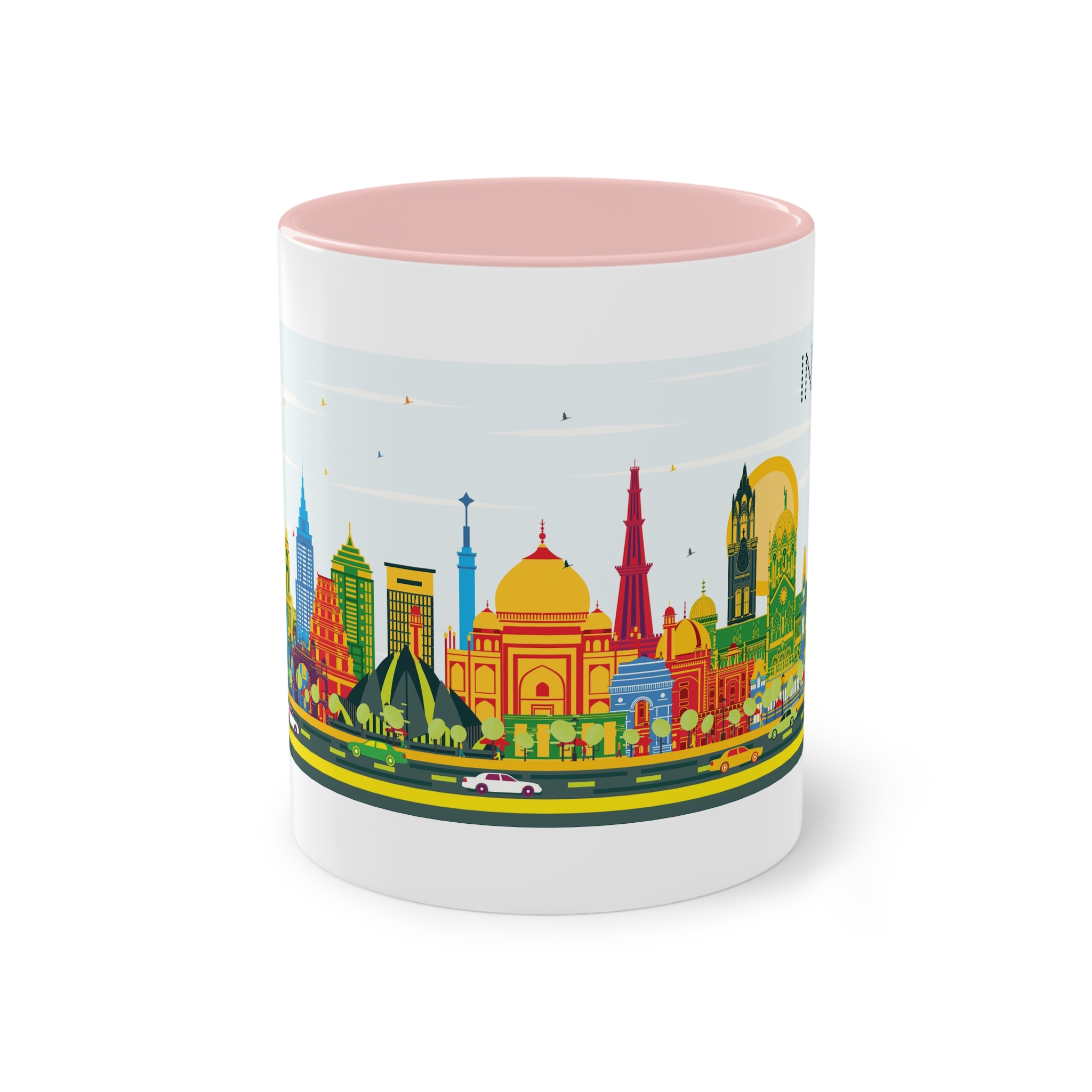 India Color Two Tone Coffee Mug 11oz - Image 45