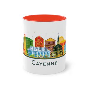 Cayenne Color Isolated Two Tone Coffee Mug 11oz