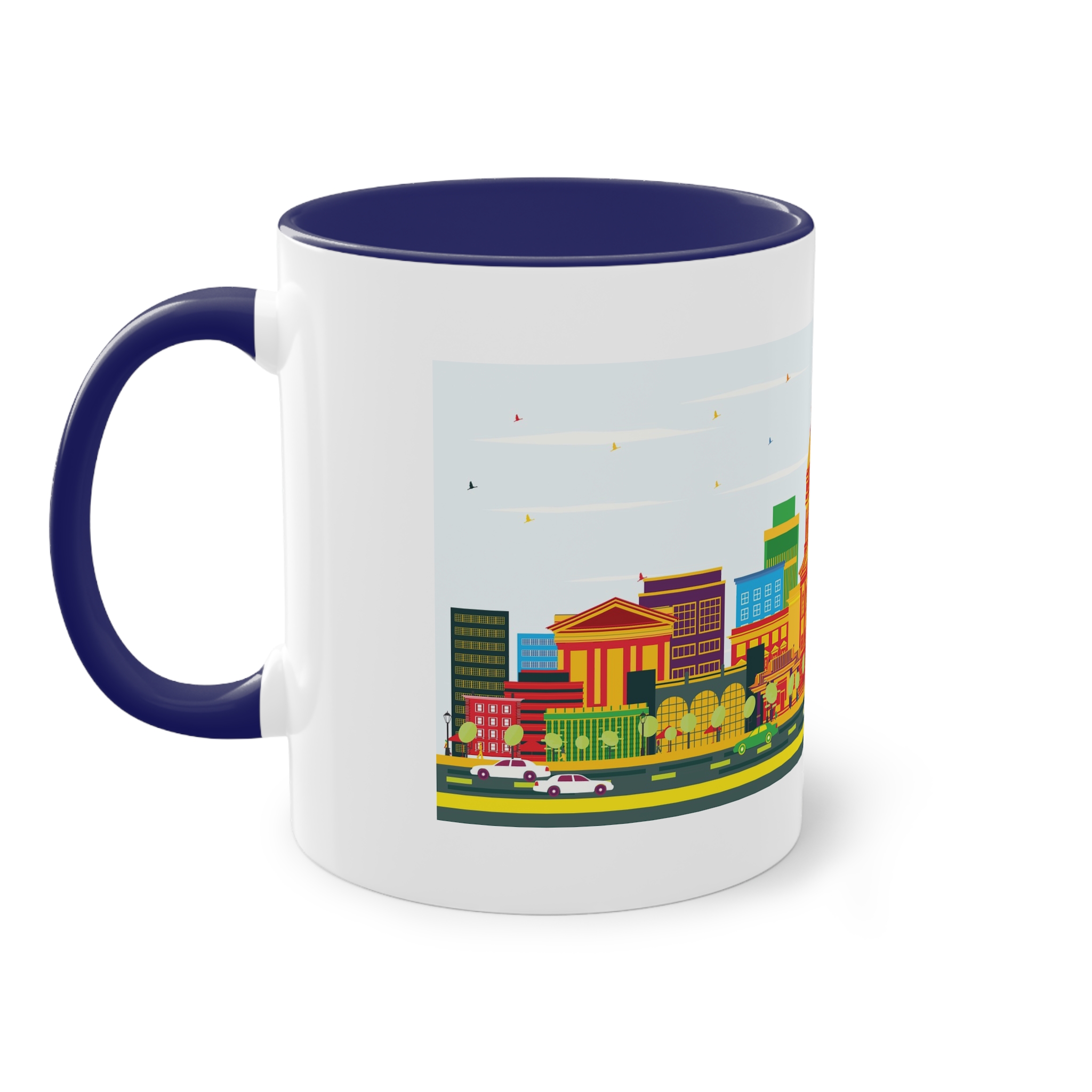 Madison Color Two Tone Coffee Mug 11oz - Image 43