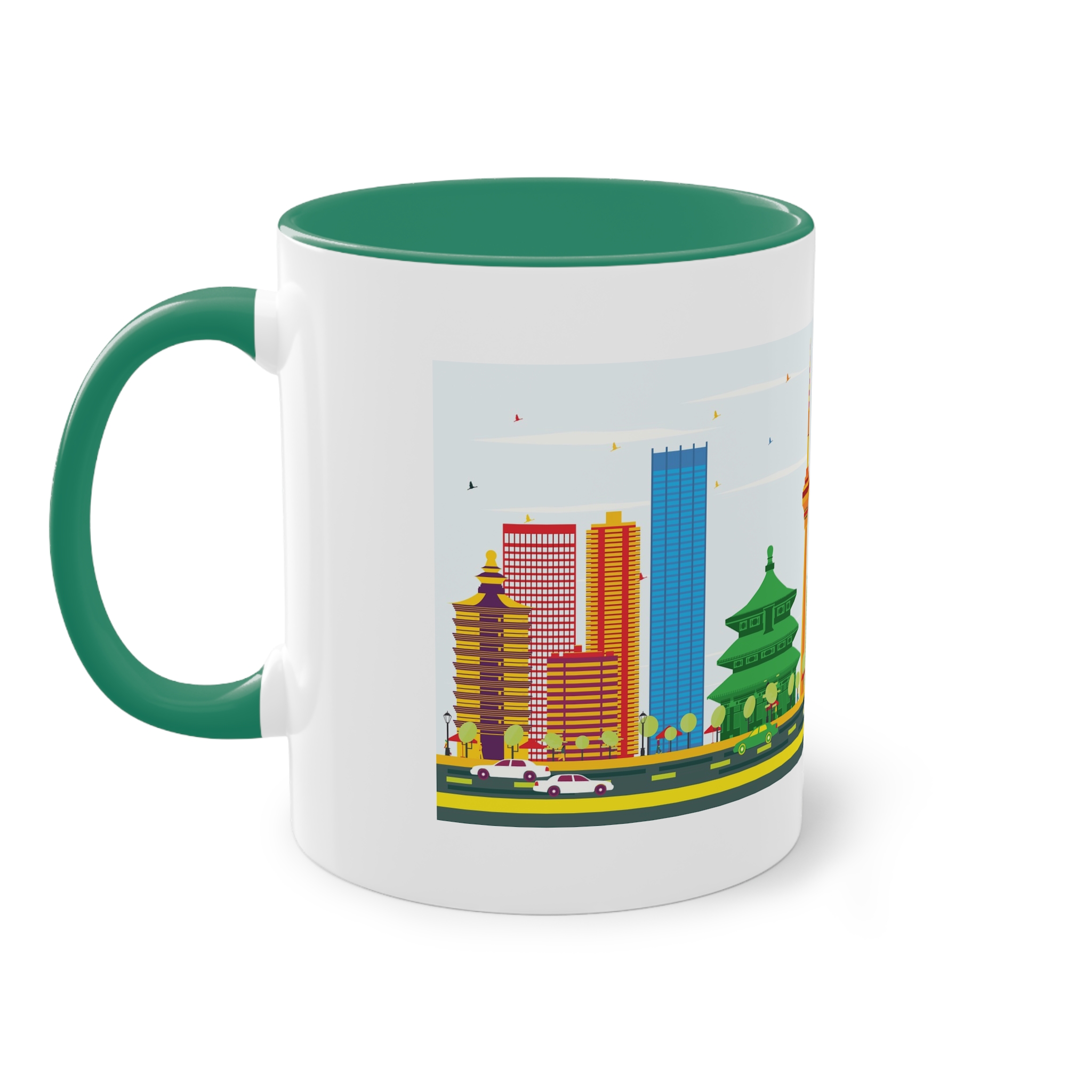 Beijing Color Two Tone Coffee Mug 11oz - Image 31
