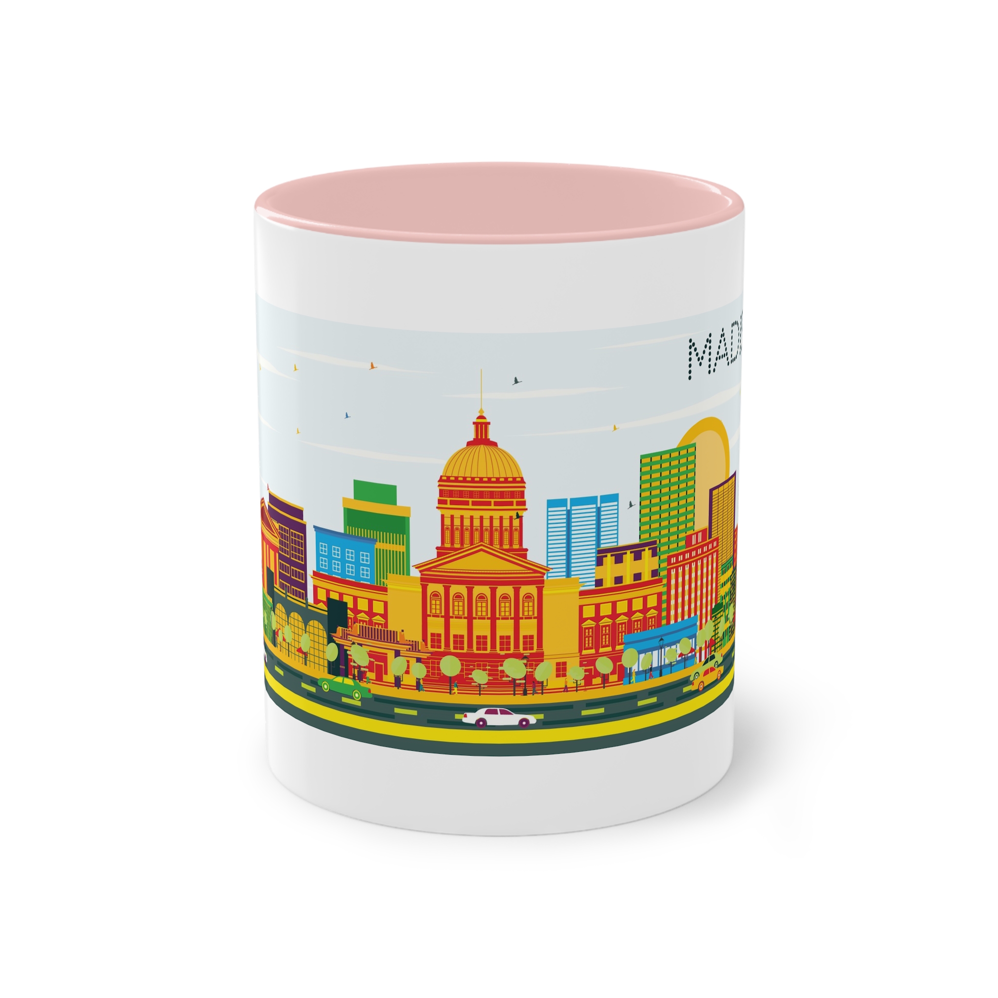 Madison Color Two Tone Coffee Mug 11oz - Image 45