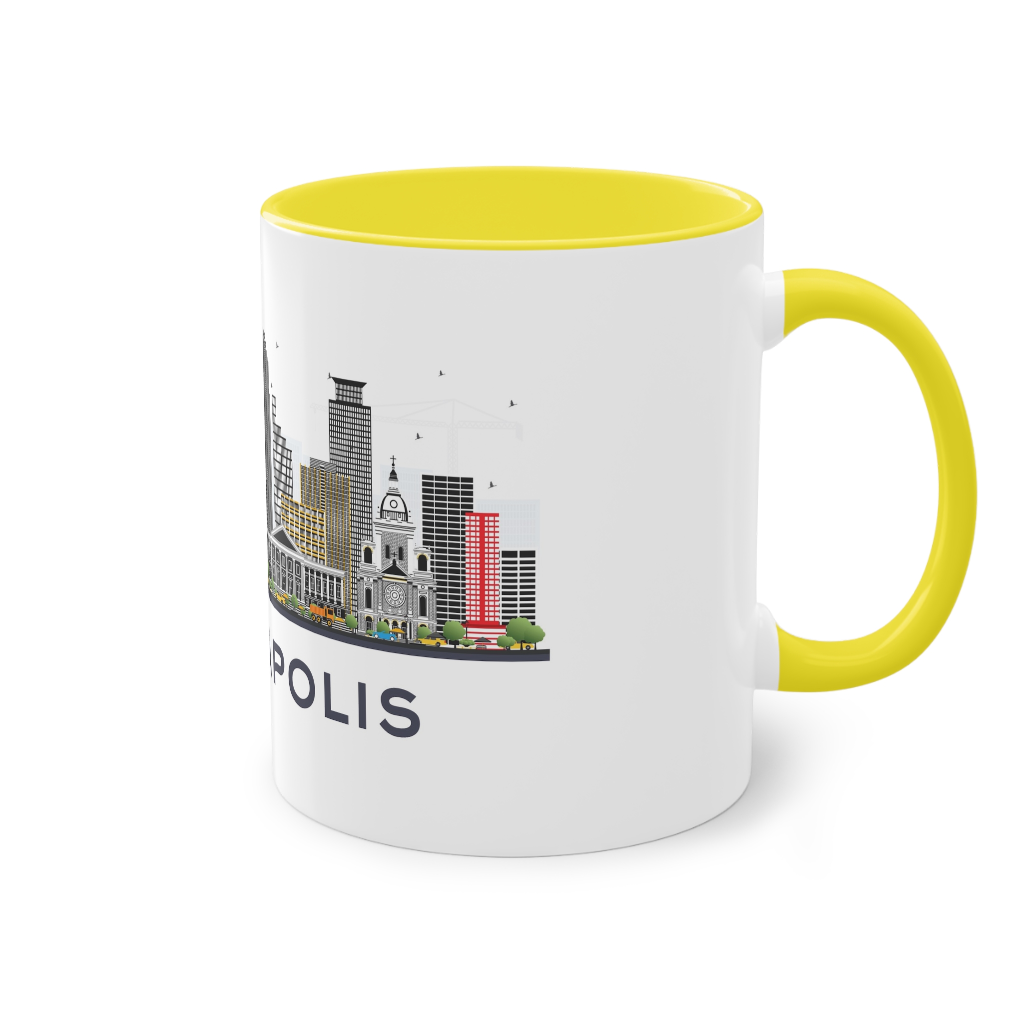 Minneapolis Isolated Two Tone Coffee Mug 11oz - Image 24