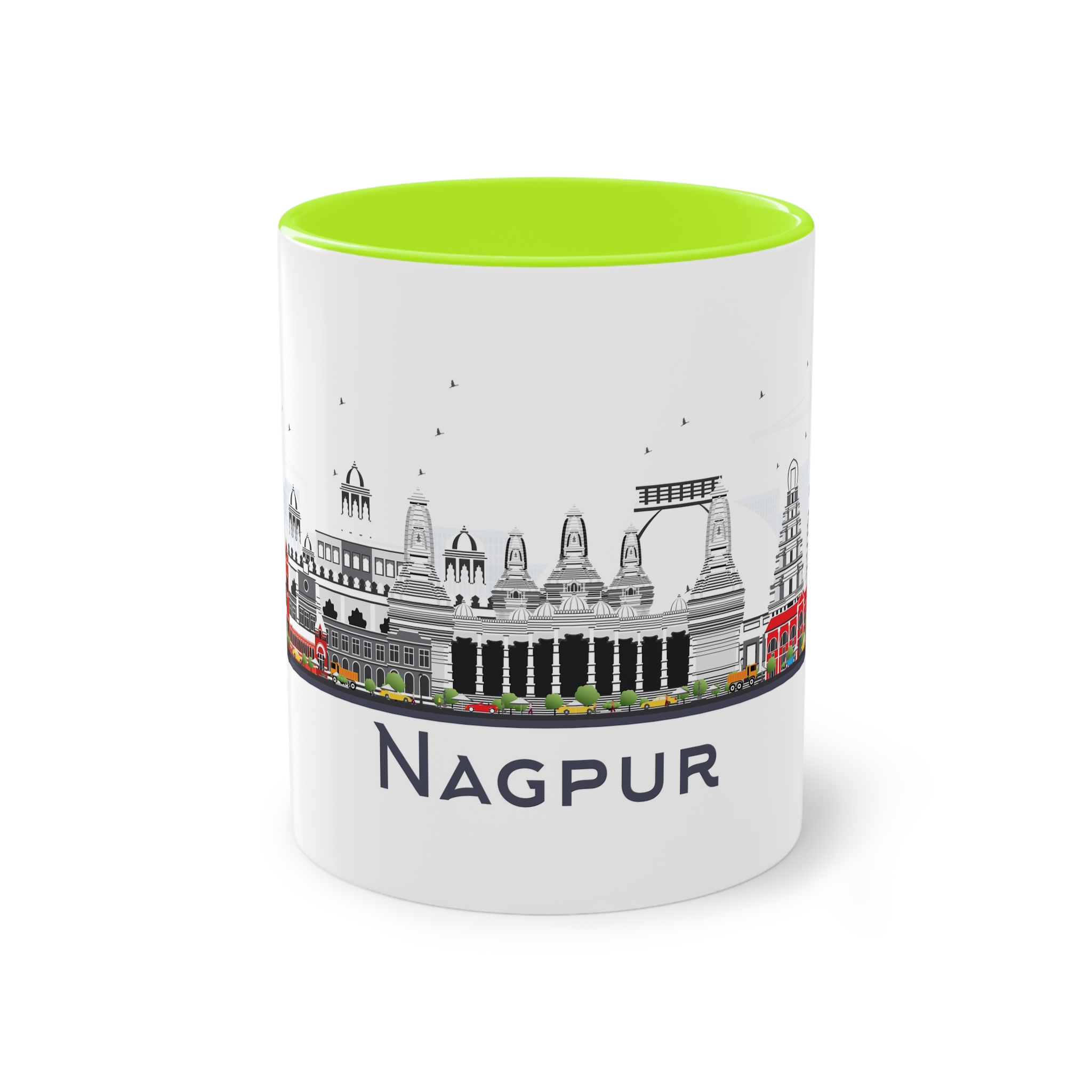 Nagpur Isolated Two Tone Coffee Mug 11oz - Image 25