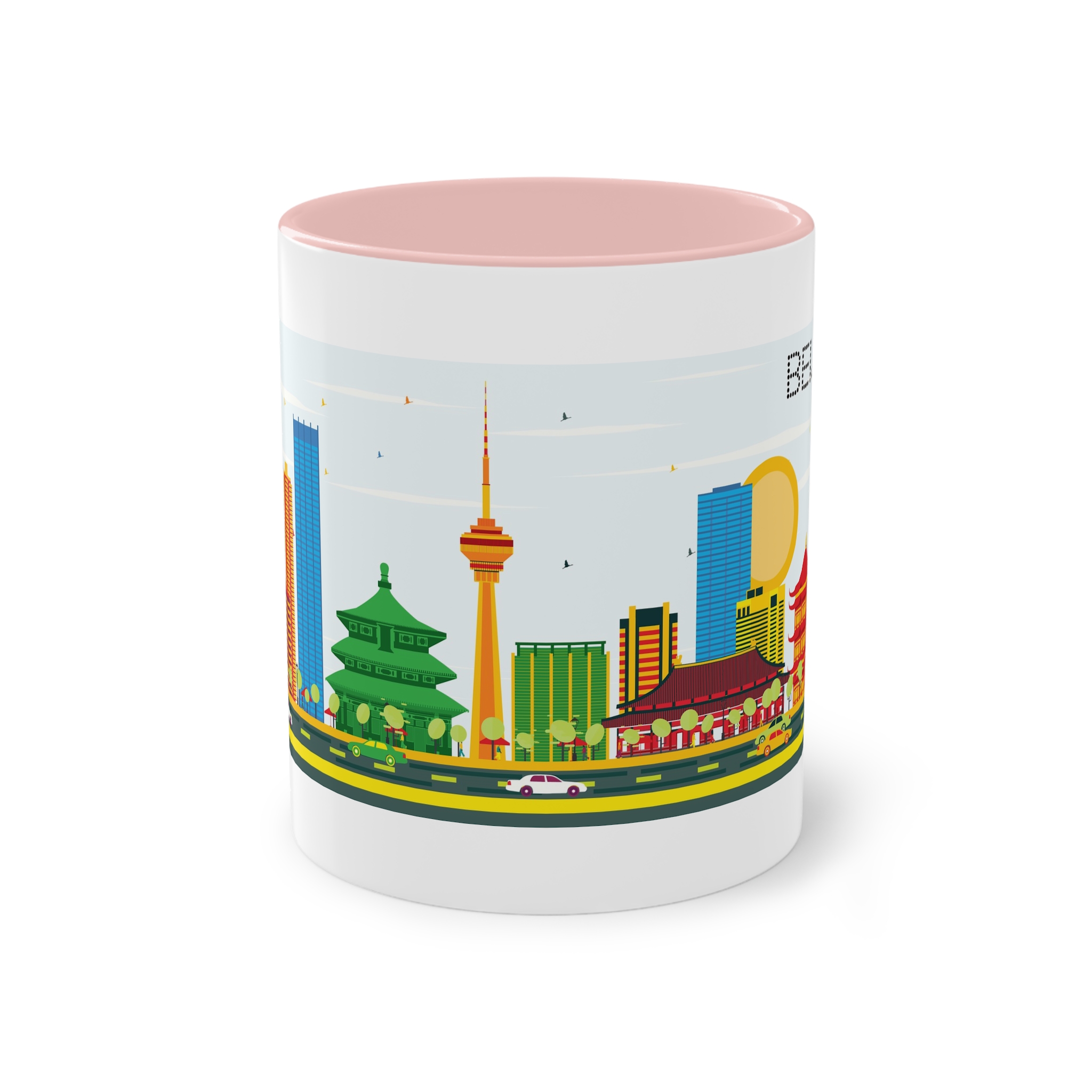 Beijing Color Two Tone Coffee Mug 11oz - Image 45