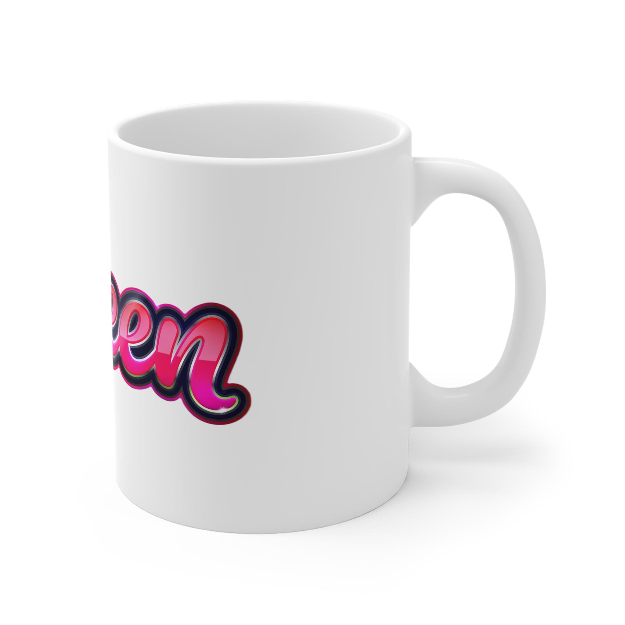 Queen Copia 2 11oz White Mug - Image 3