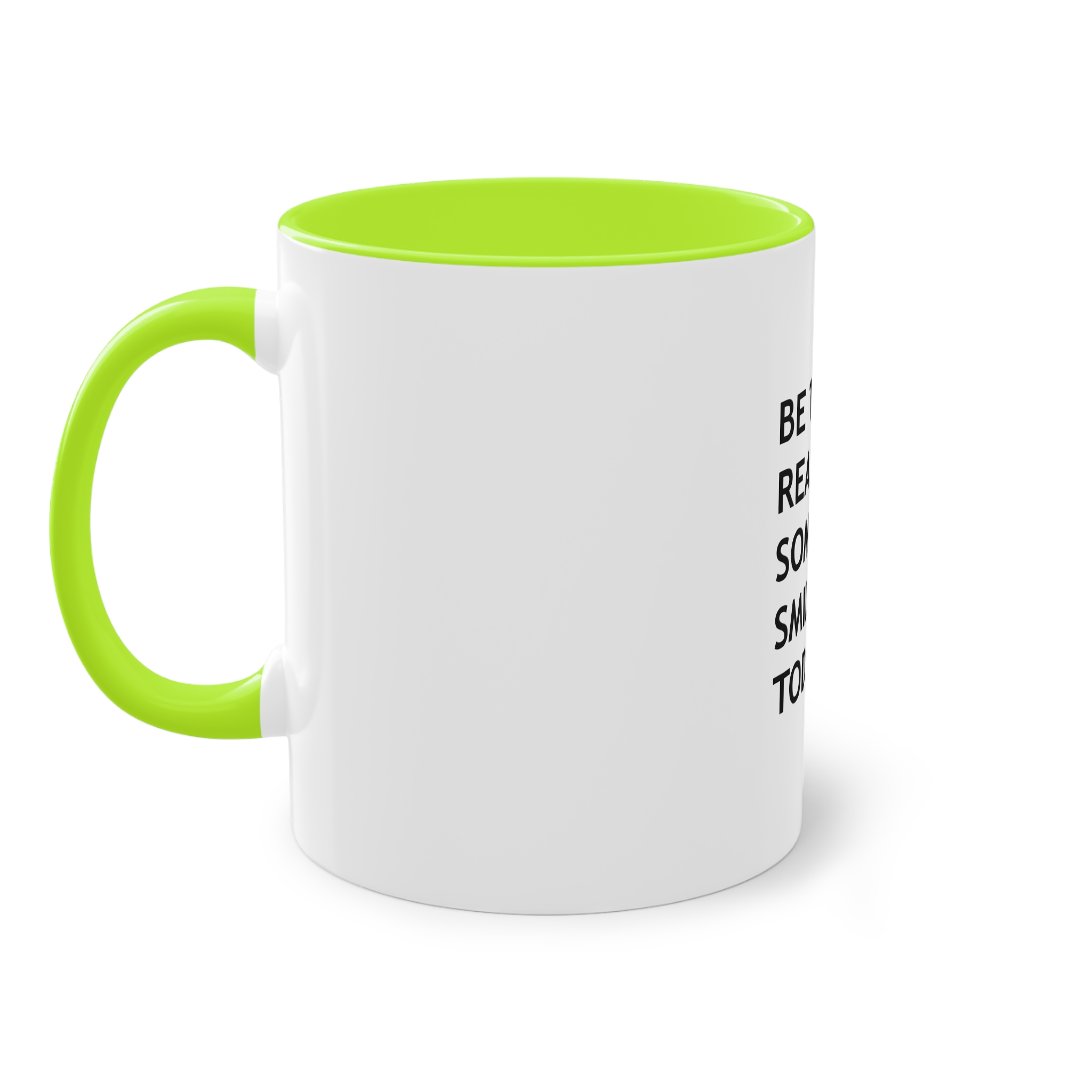 Be Reason Someone Smiles Today (1) Two Tone Coffee Mug 11oz - Image 27