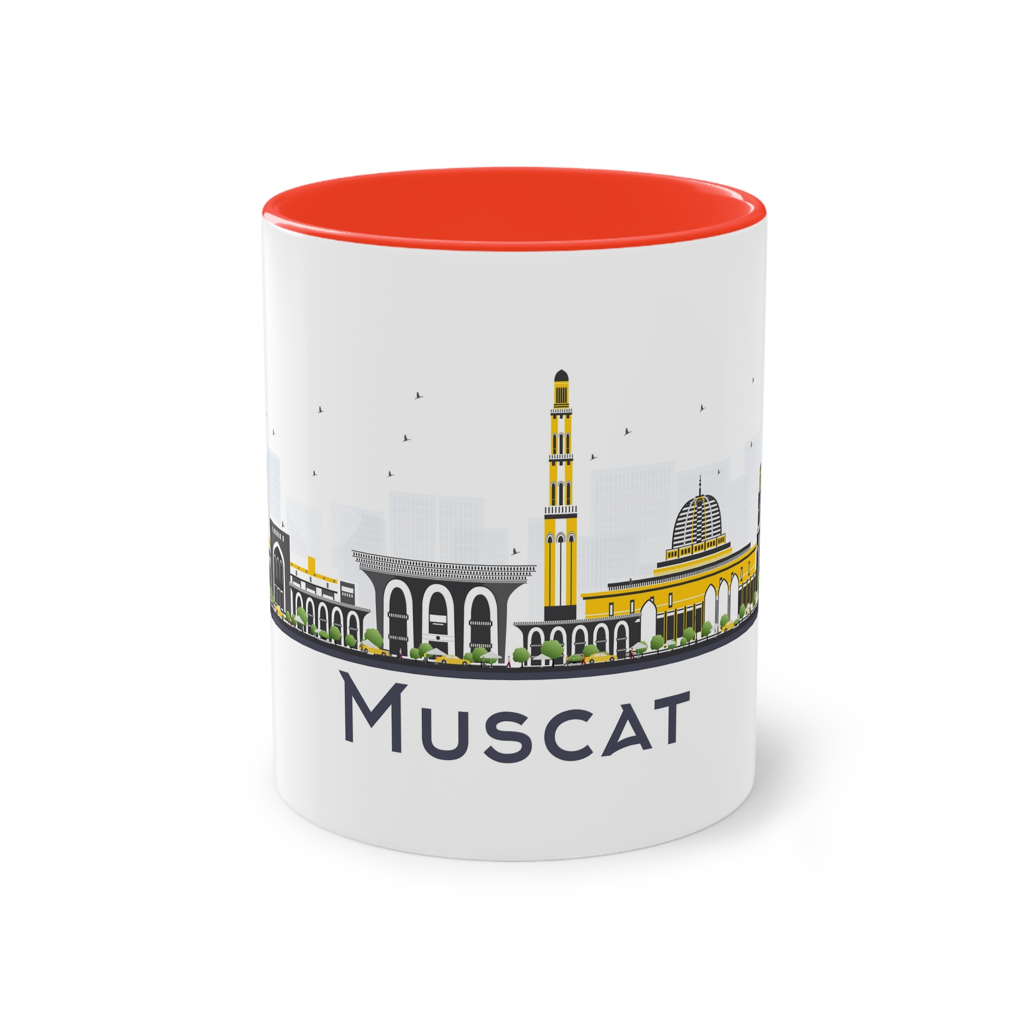 Muscat Isolated Two Tone Coffee Mug 11oz